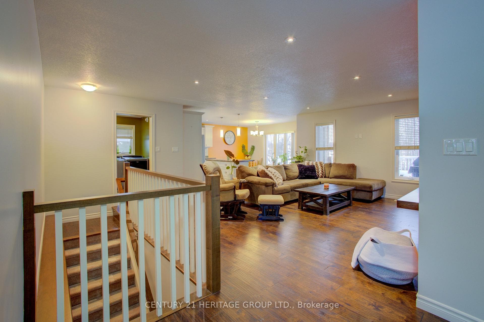 View into living room