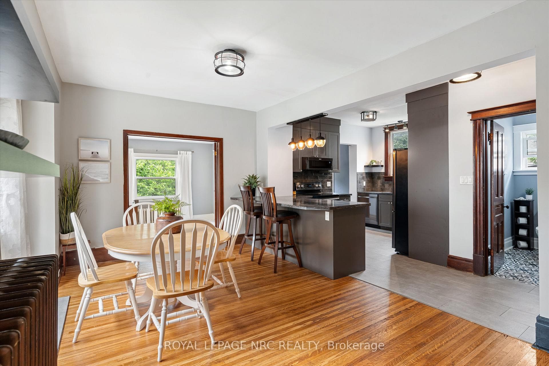 Dining Room open to kitchen