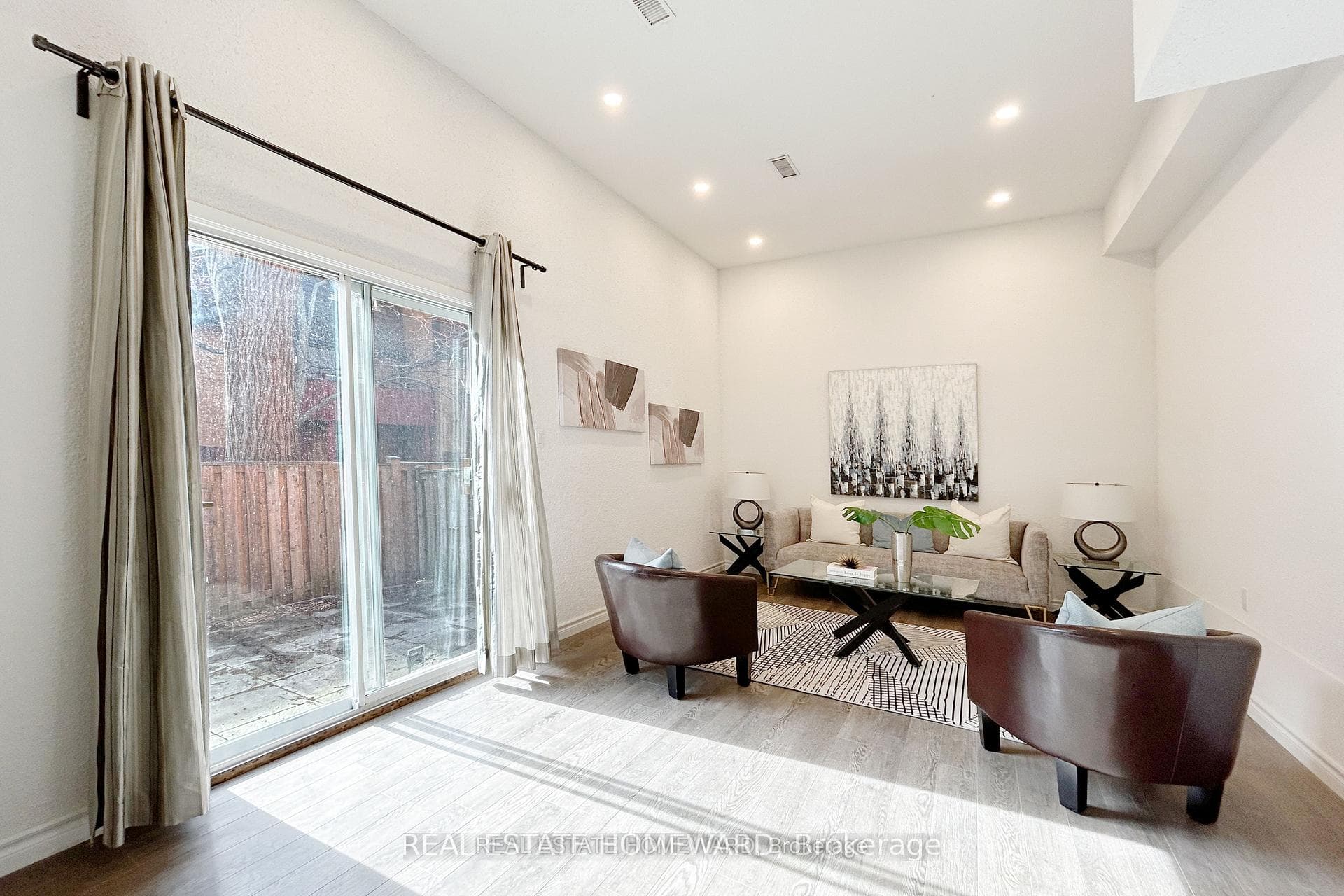 Walk-out basement family room