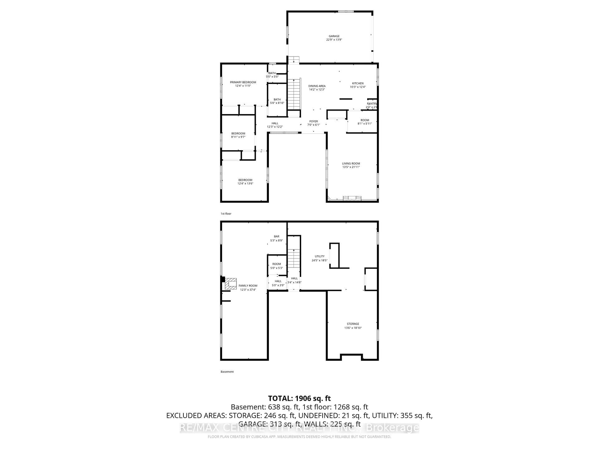 Main & Basement Layout