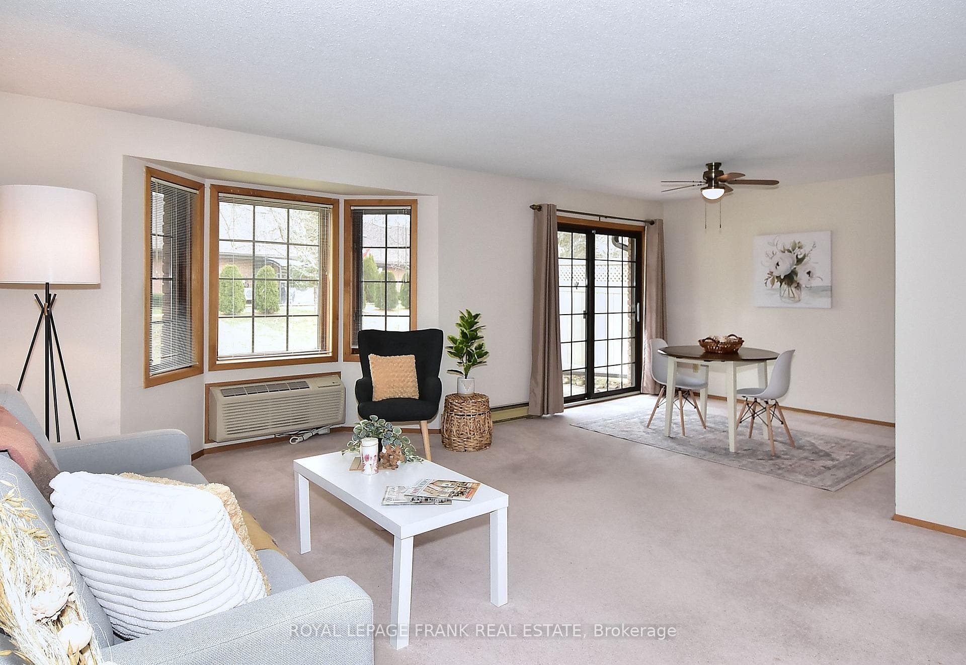 Open plan living and dining