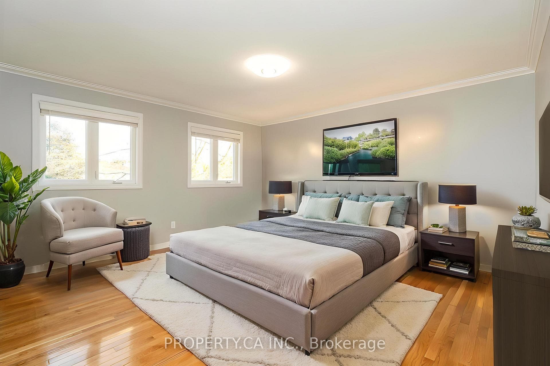 Primary bedroom (virtually staged)