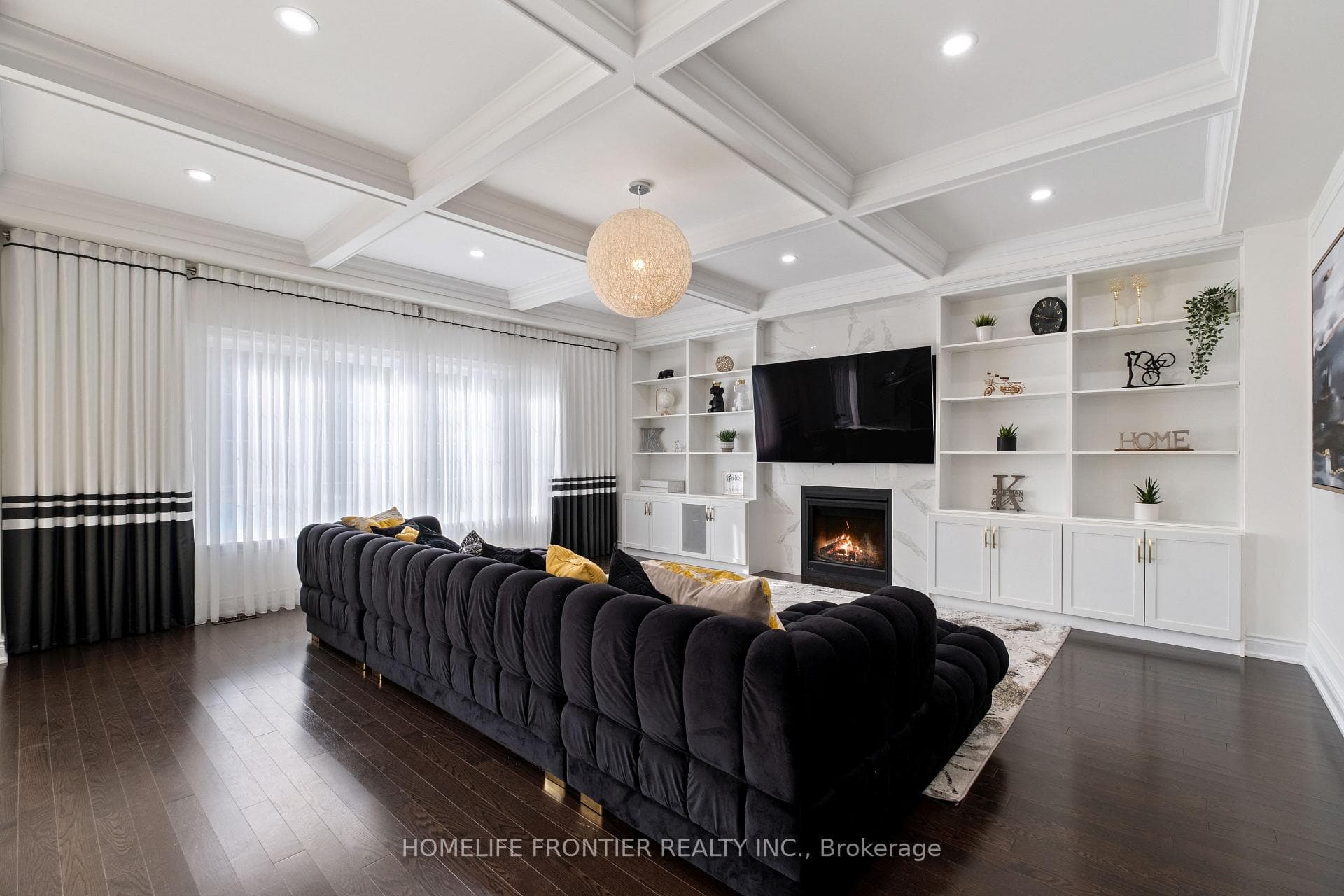 Family Room Featuring Gas Fireplace