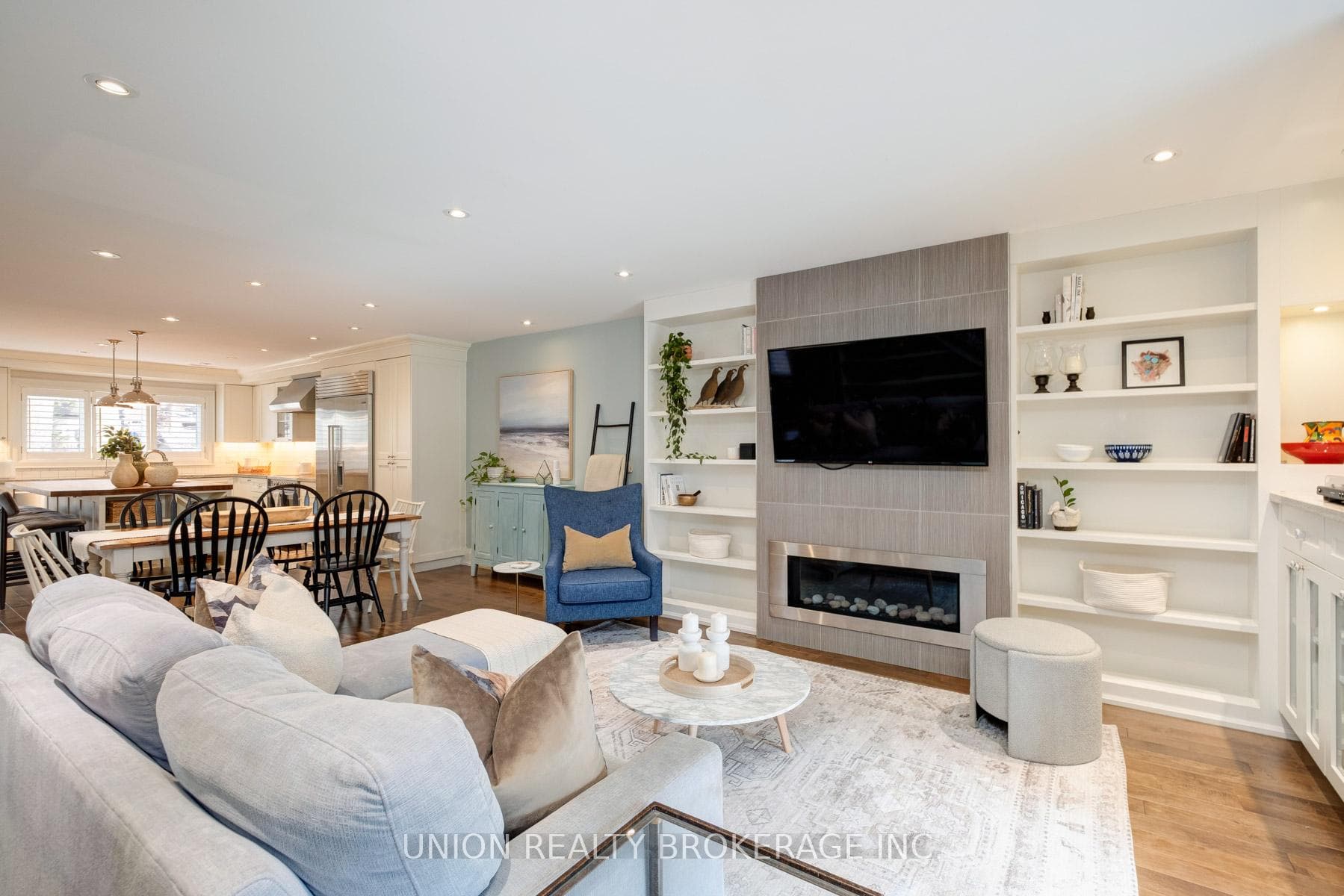 Open concept main floor