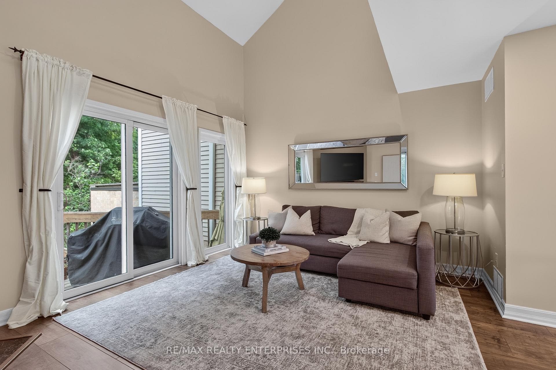 Vaulted Living Room