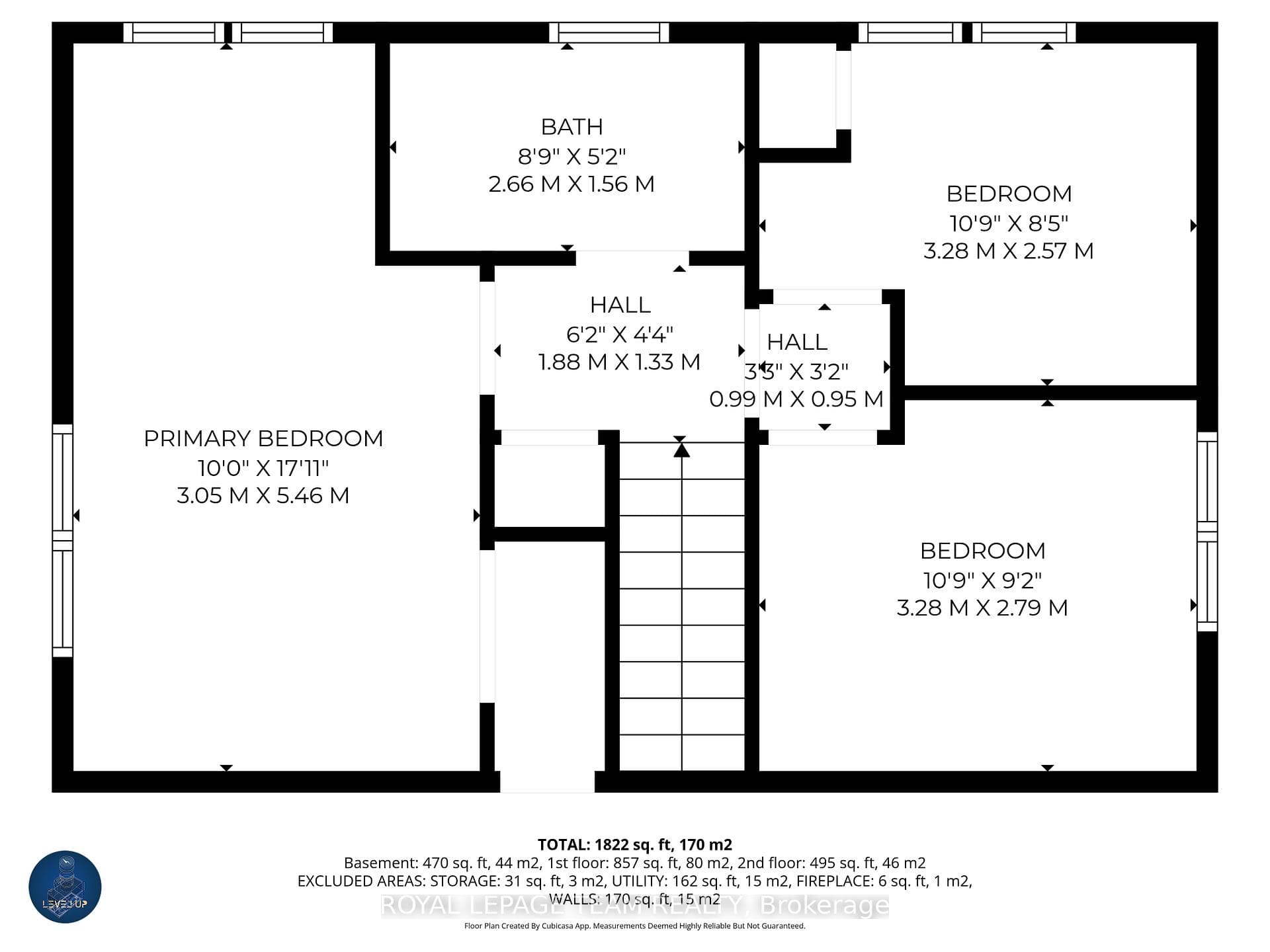 Upper Level Floorplan