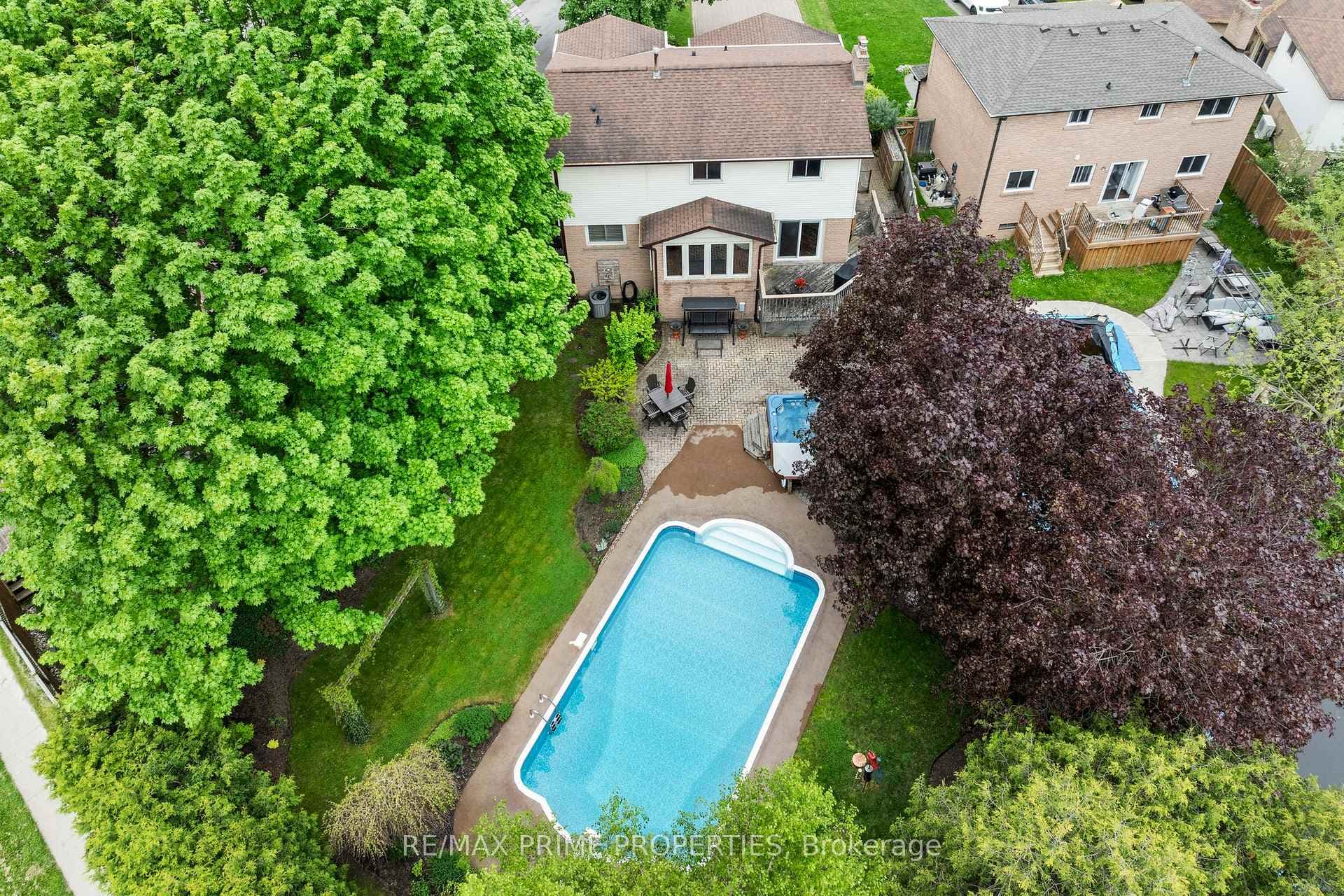Aerial view of back.