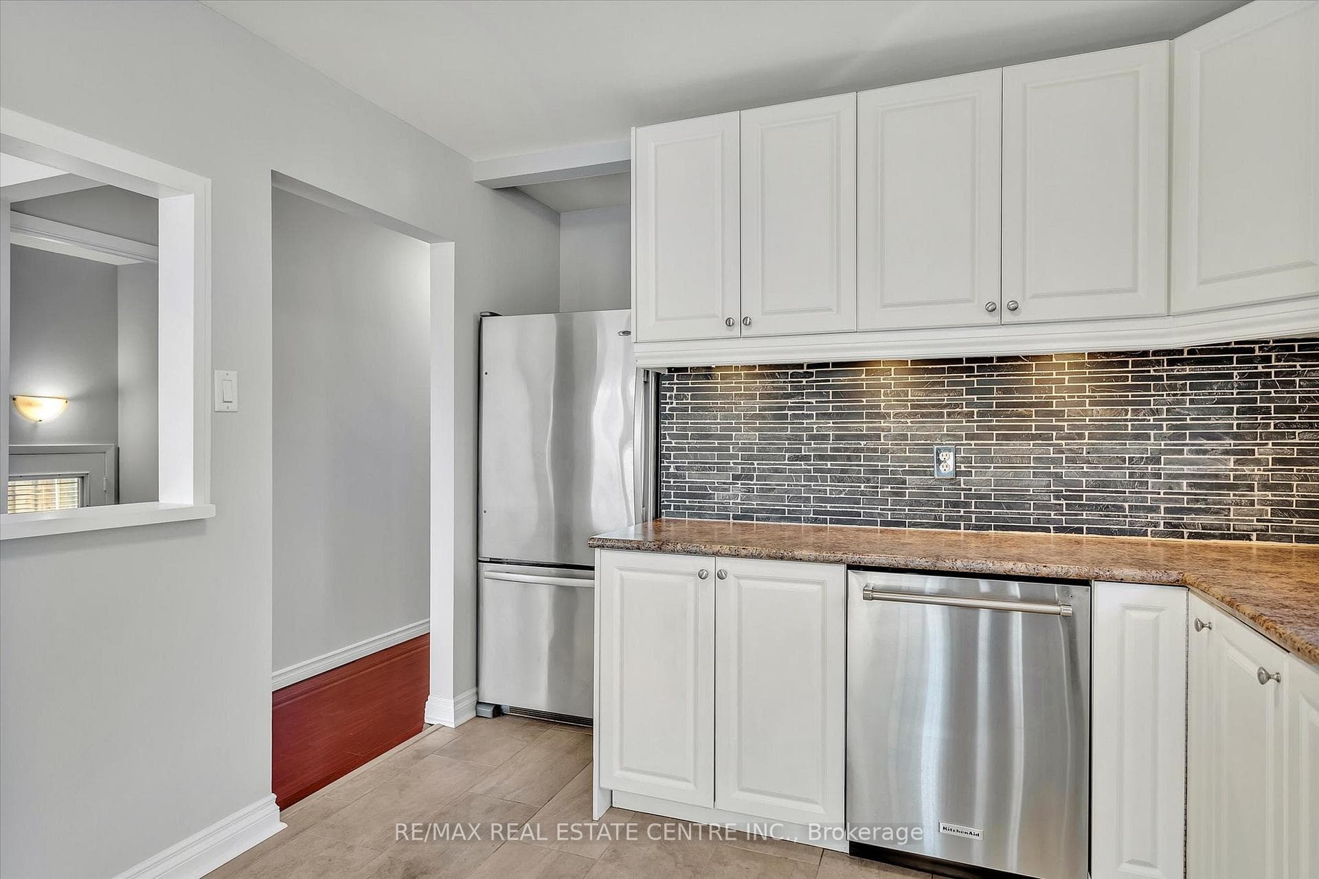 Eat In Kitchen With Stainless Steel Appliances