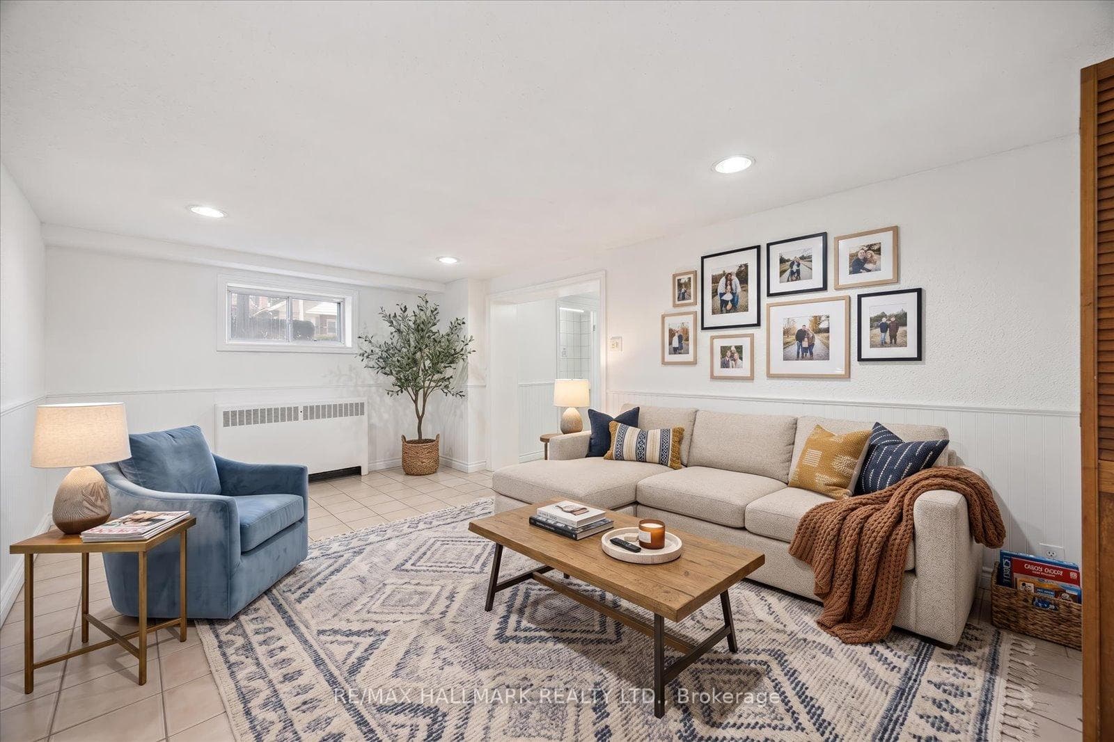 Virtually Staged Rec Room