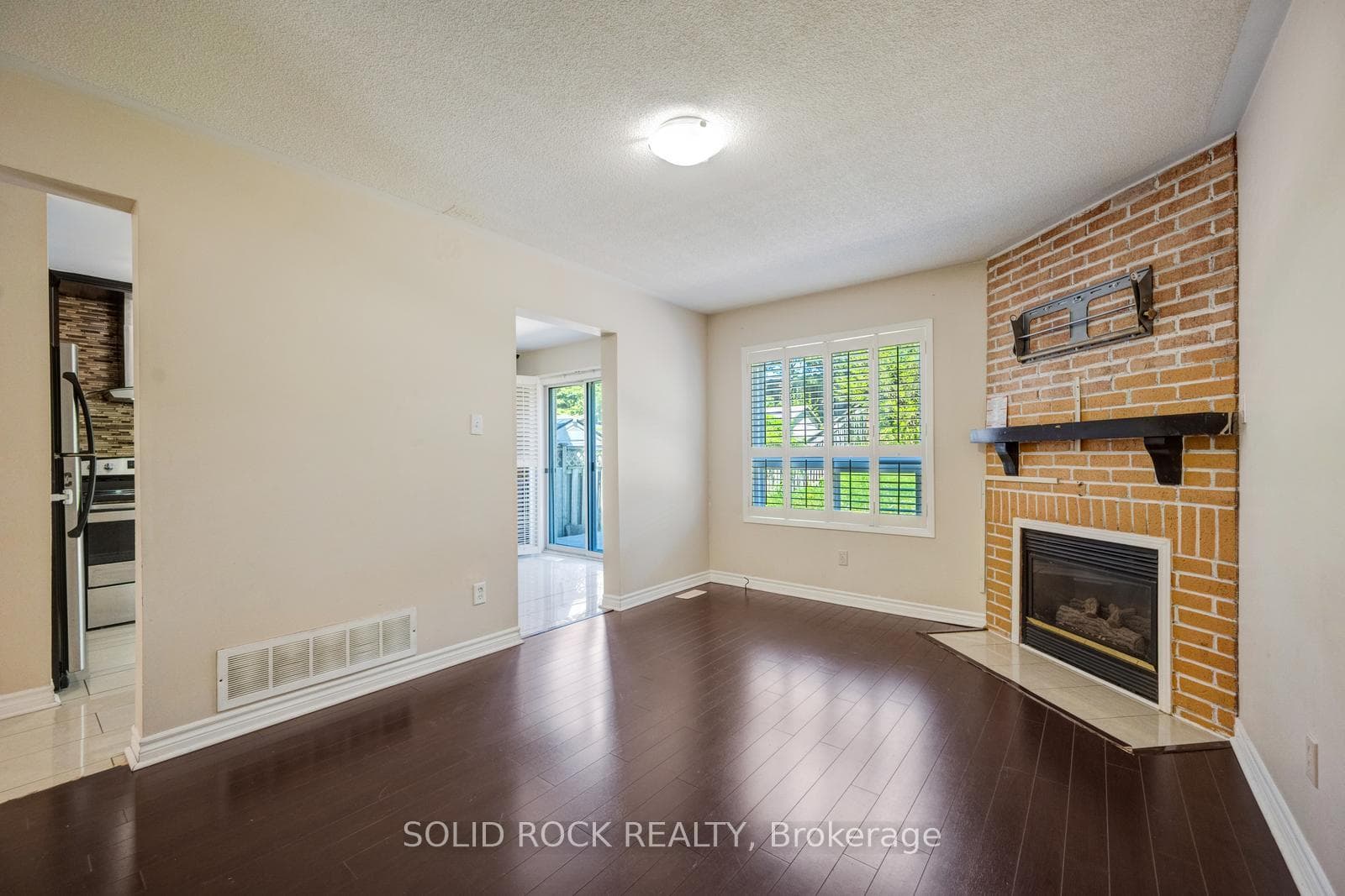 Family Room into Kitchen