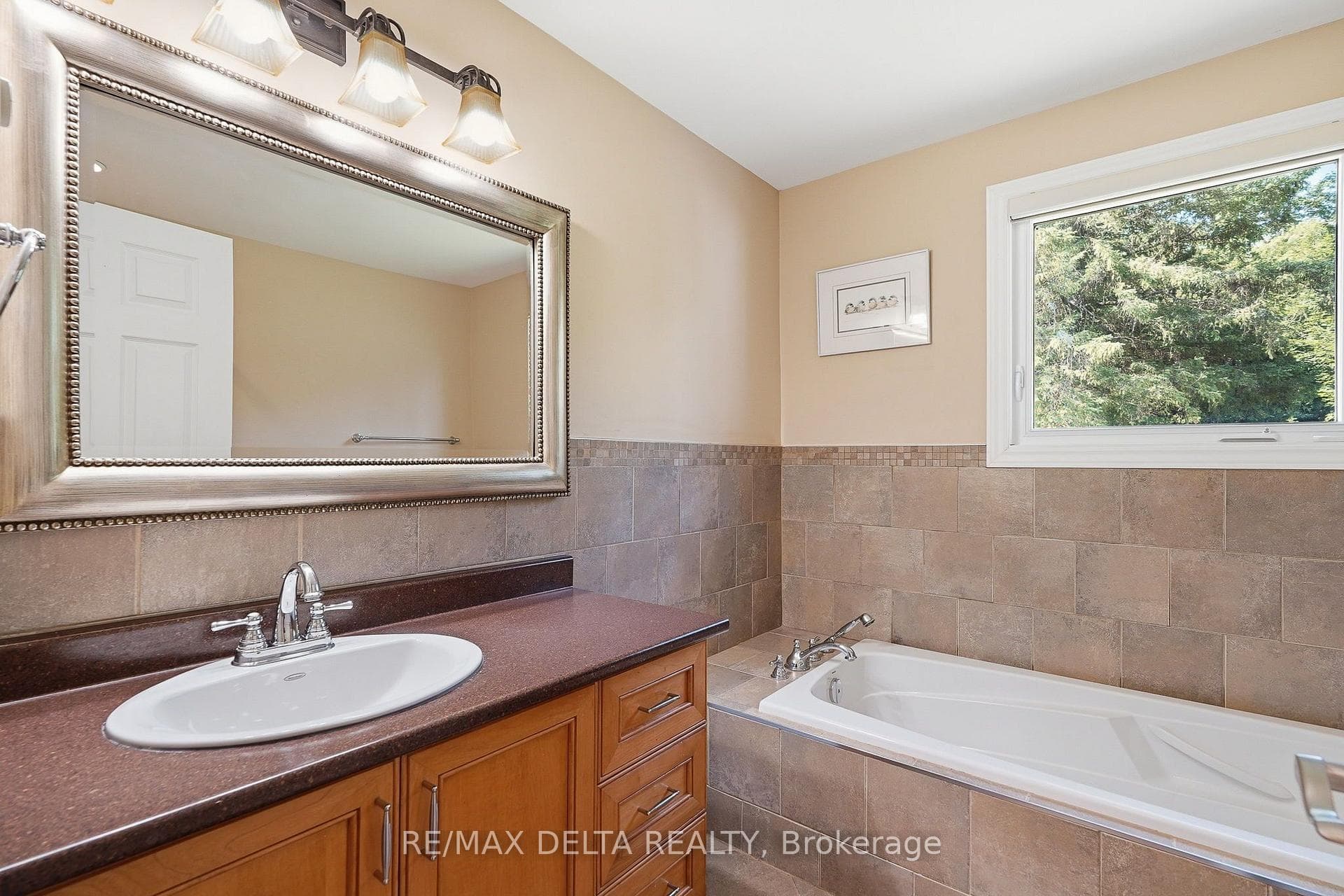Full bath on main floor.
