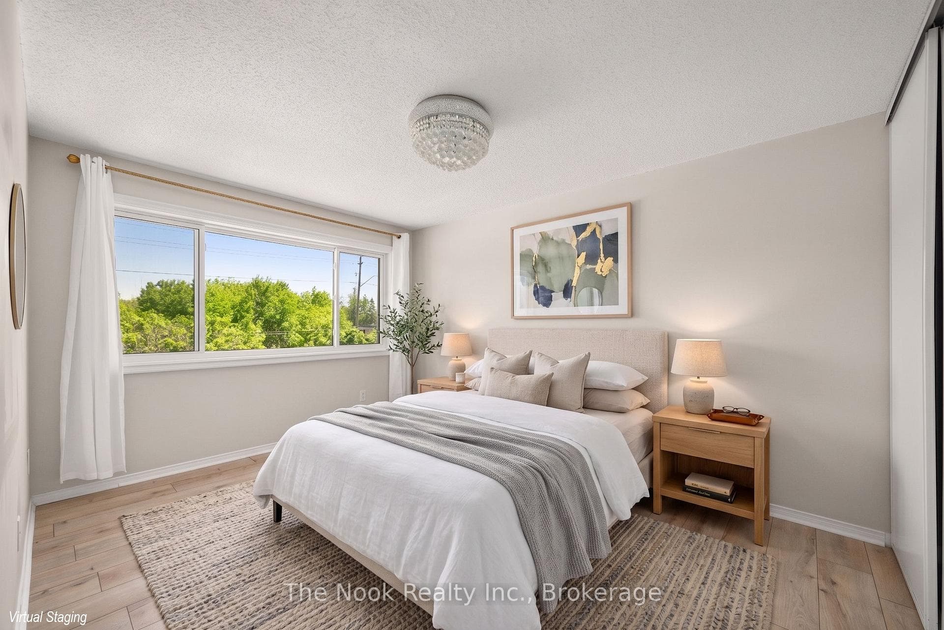 Primary Bedroom Virtually Staged