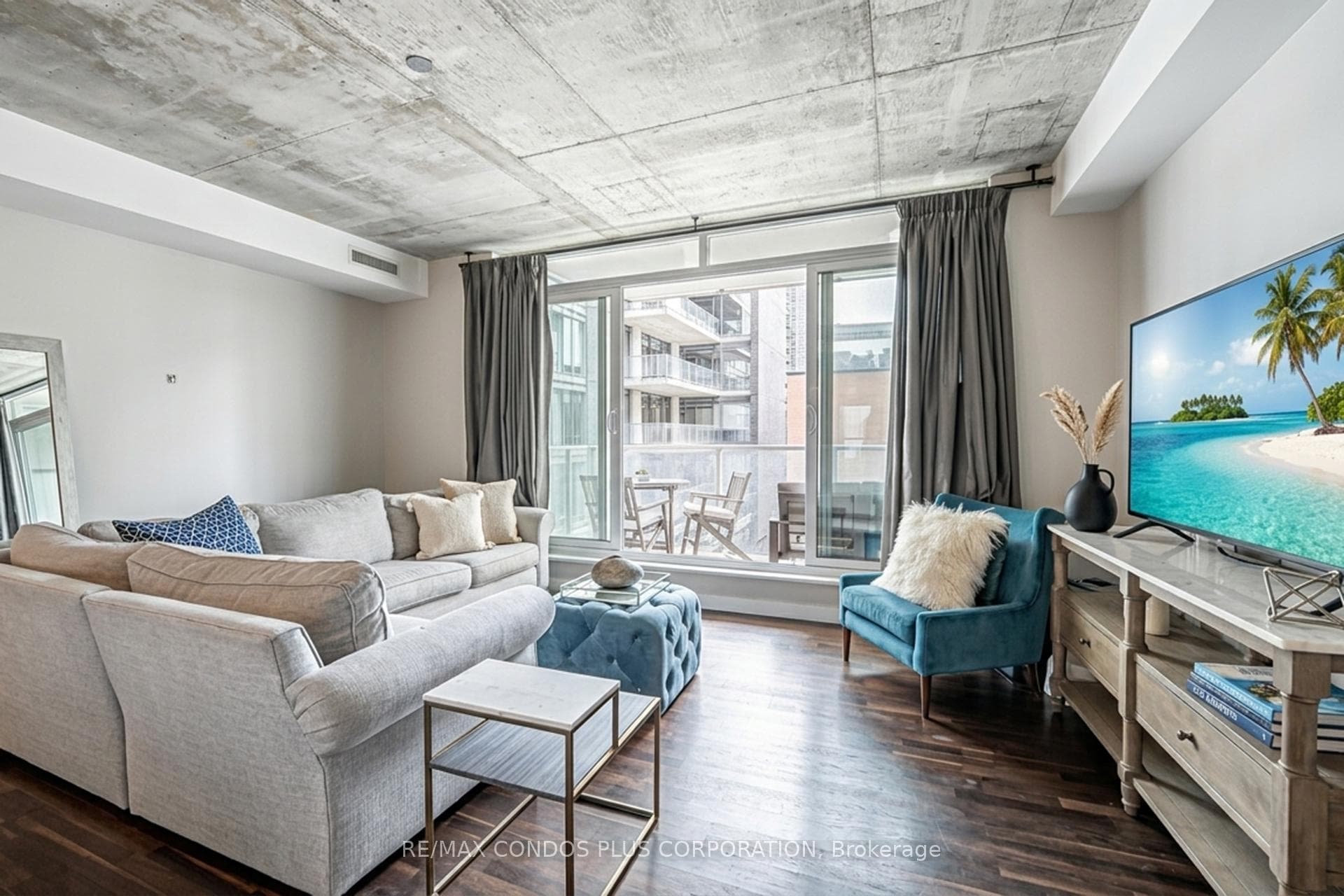 Modern Open Concept Living Room