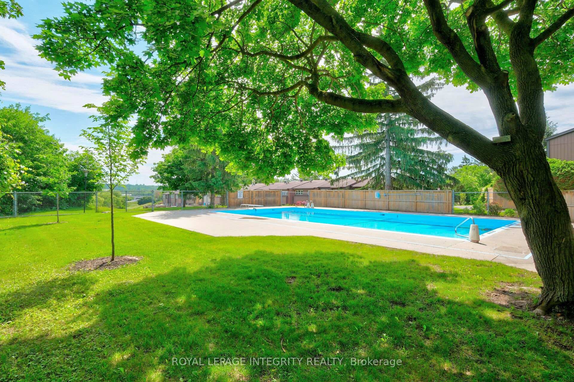 Heated salt water pool - ready for summer fun.