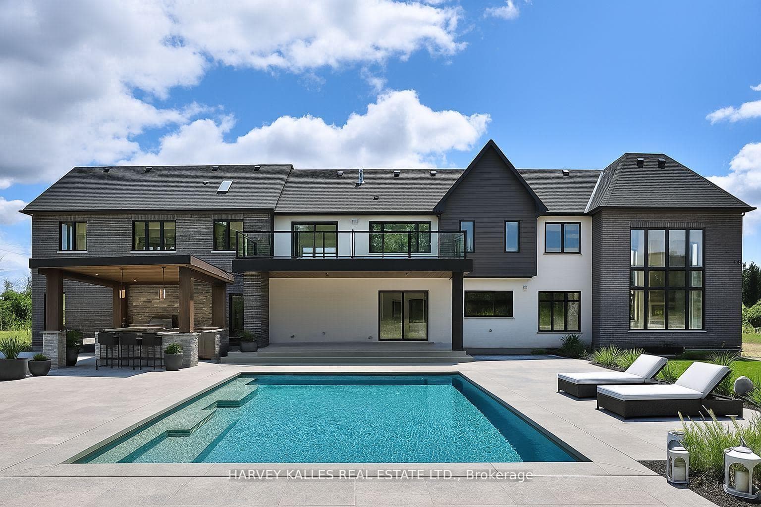 Rendered landscaping for visual purposes only