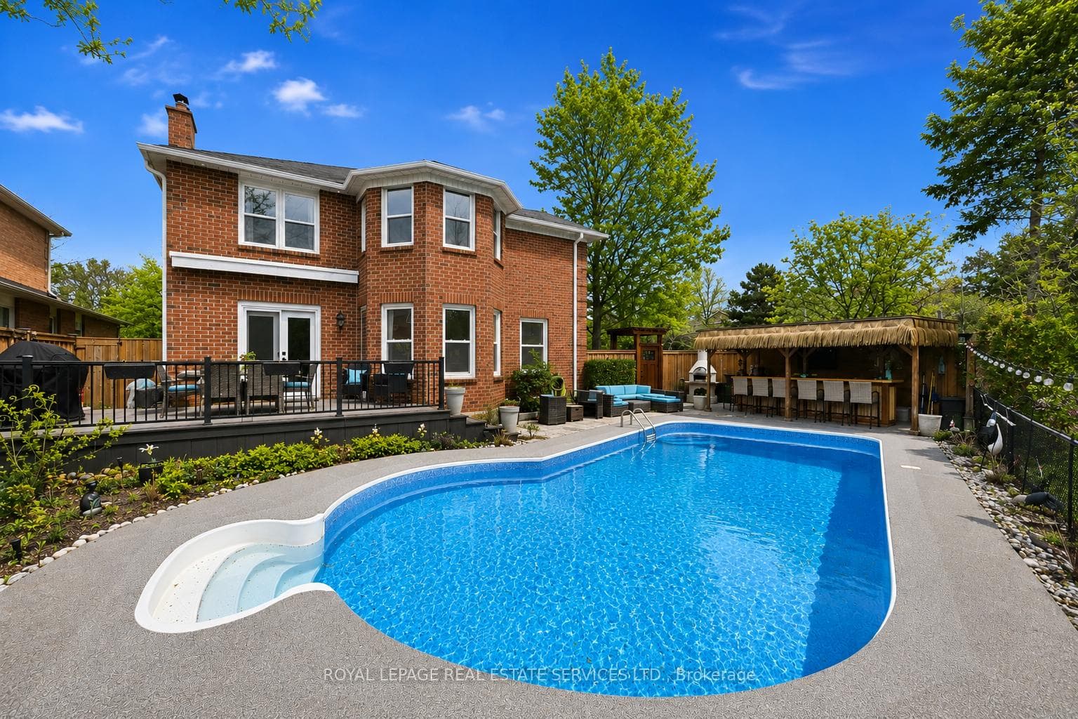 Private Backyard Oasis Designed for Family Living