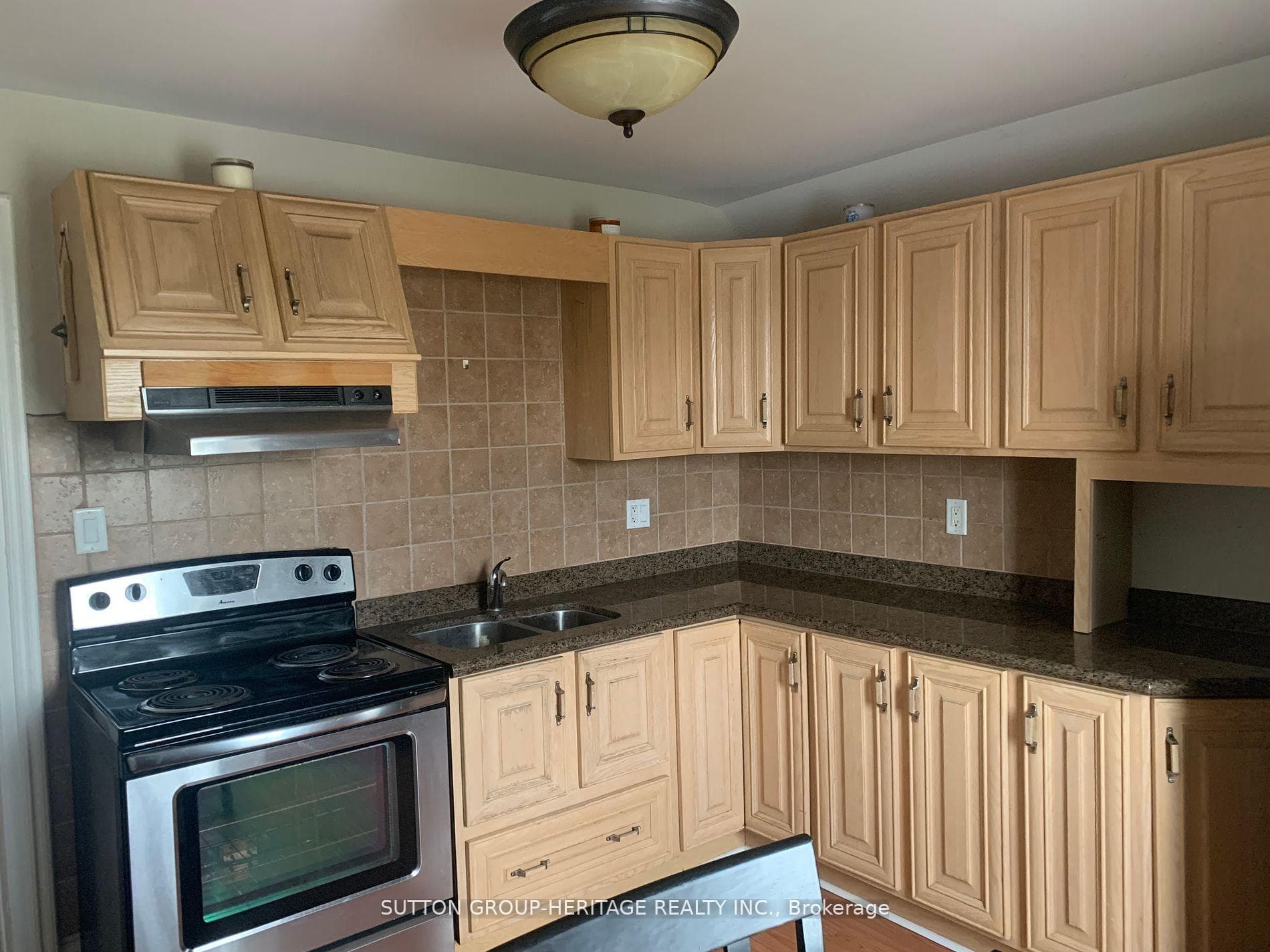 Kitchen with stainless appliances