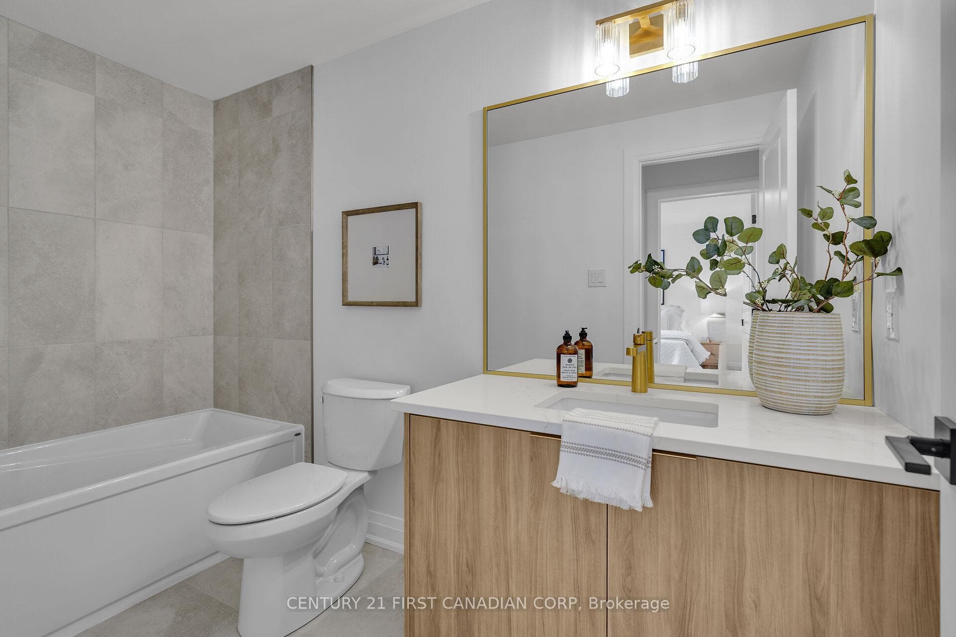 Lower level full bathroom