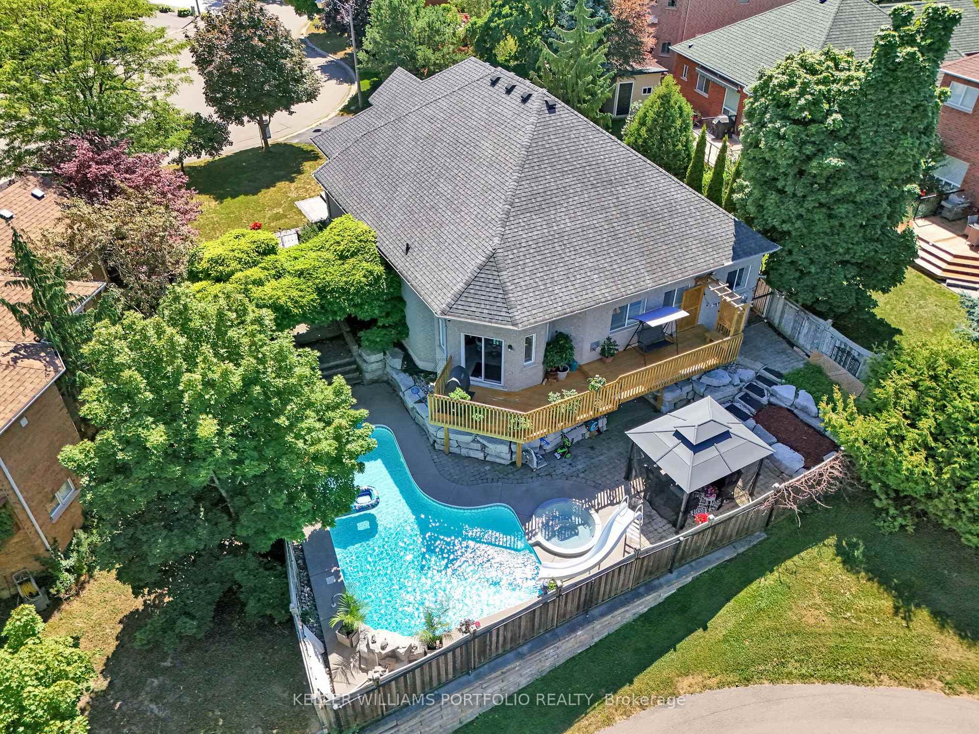 Ariel photo backyard
