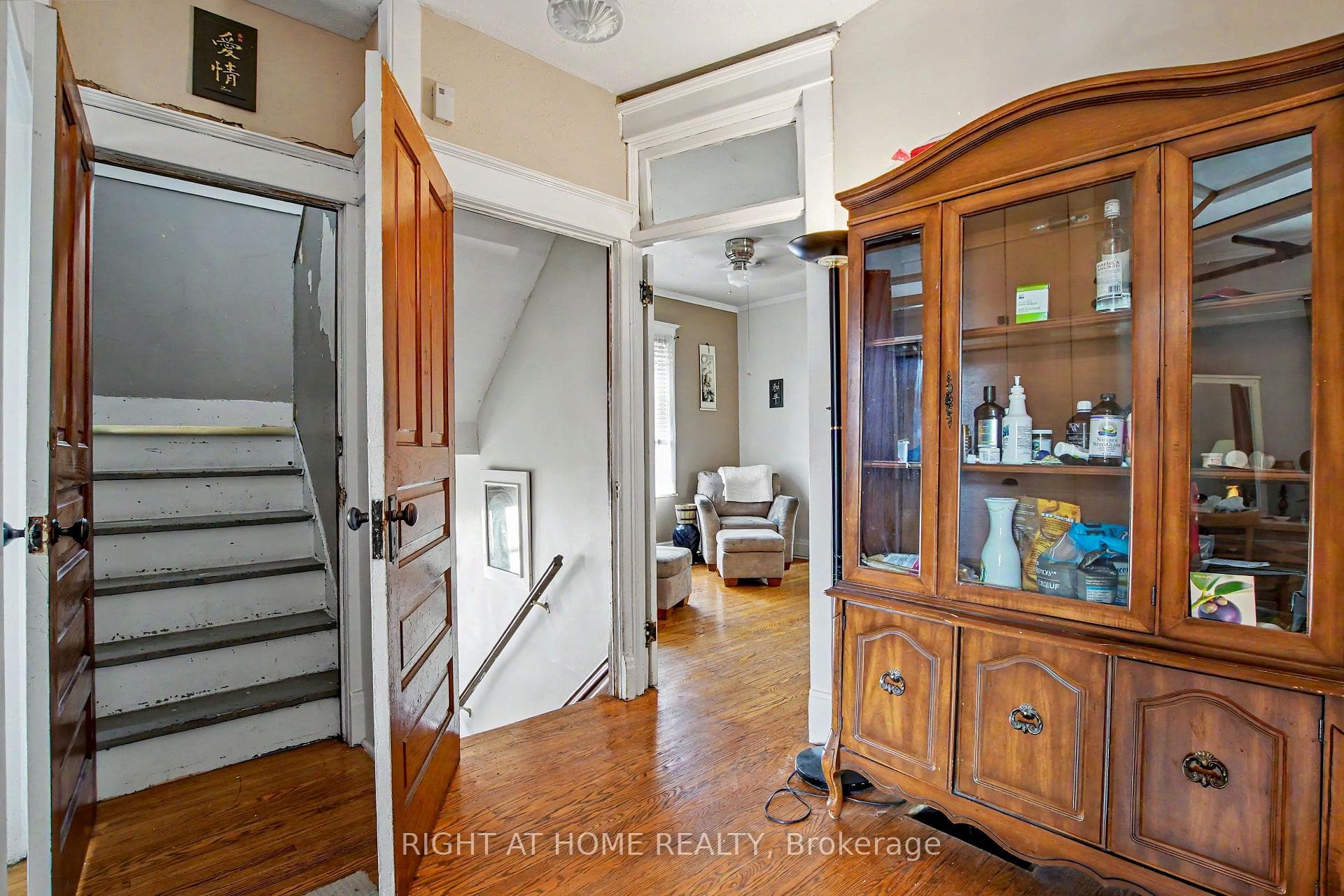 2nd Floor with staircase leading to third level