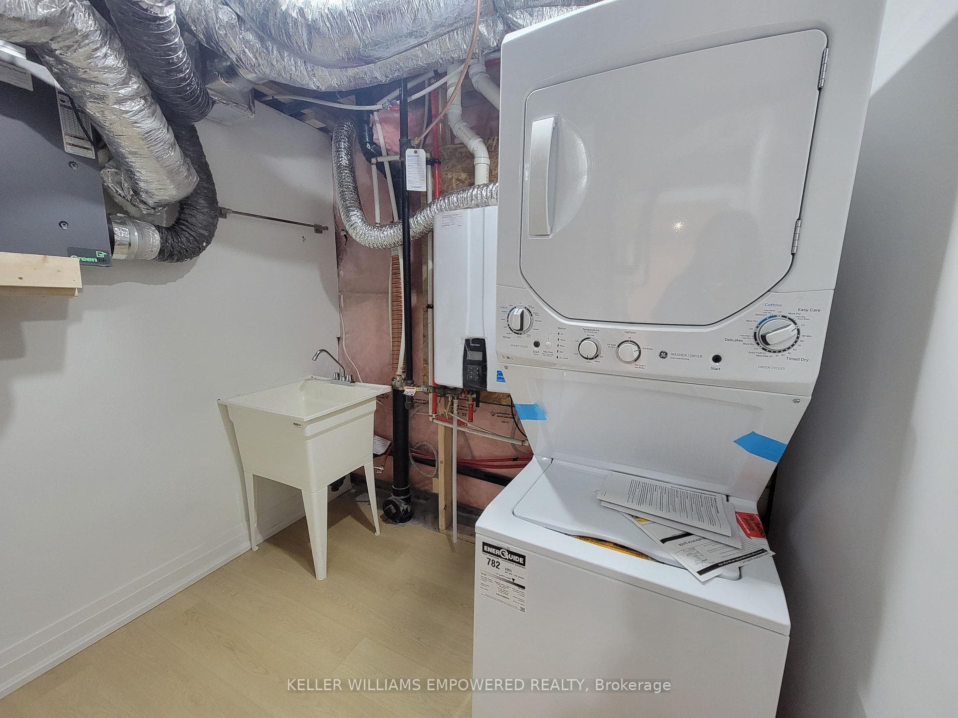 Exclusive use of laundry and sink