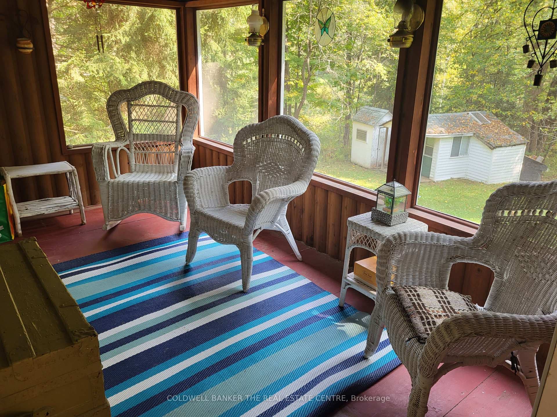 Back Porch overlooks Bunkie