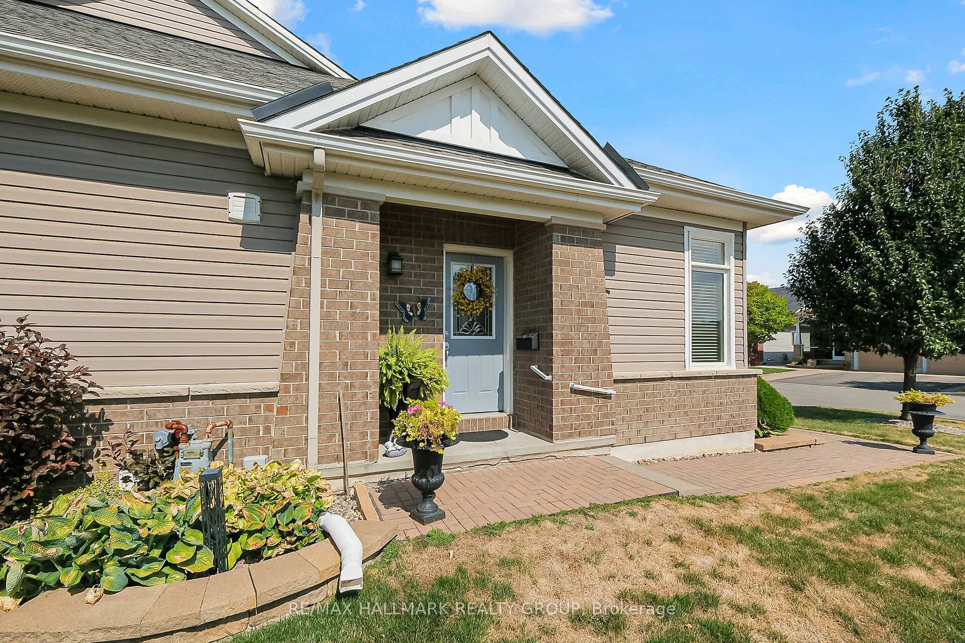 Covered front porch