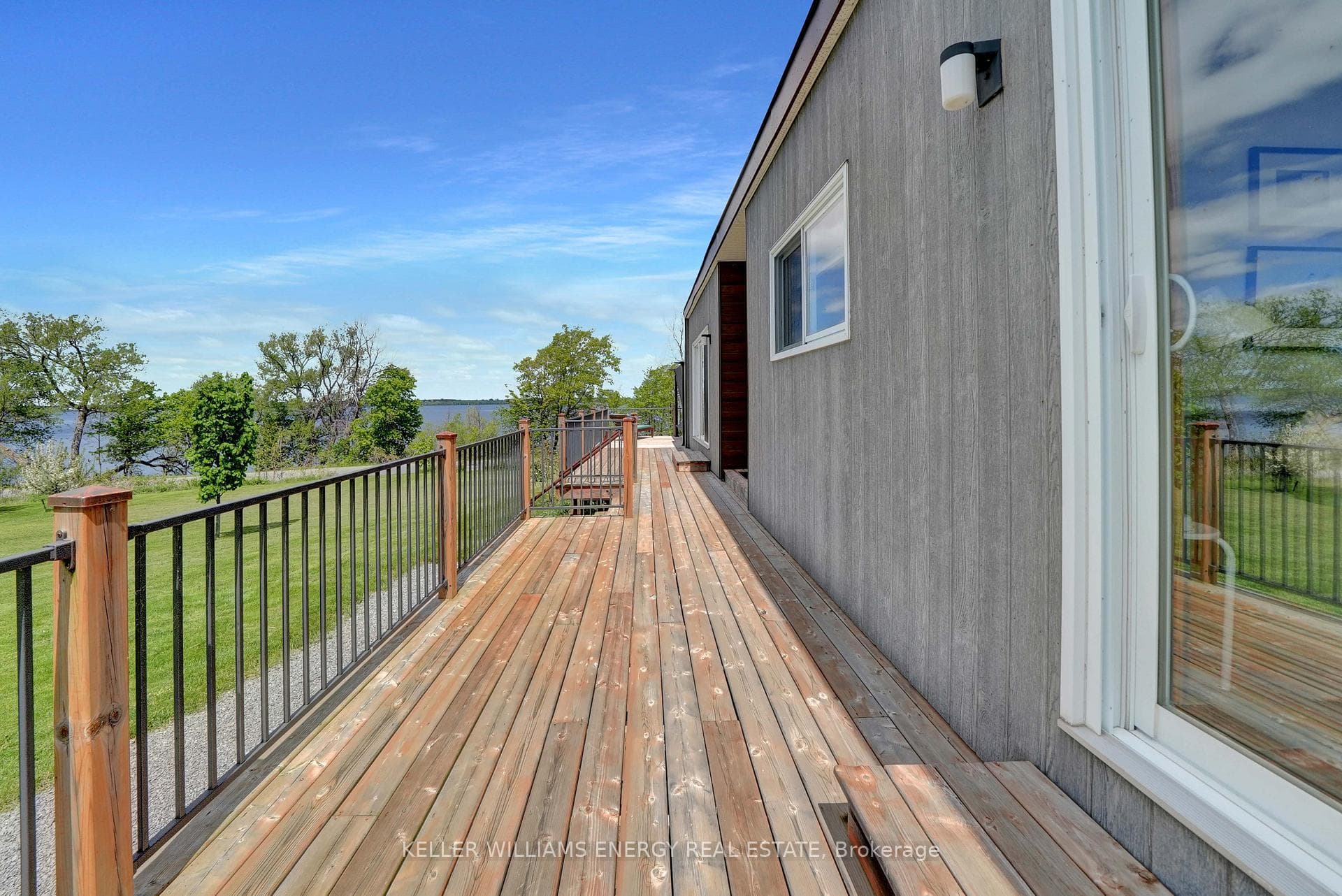 Huge wraparound deck w/water views