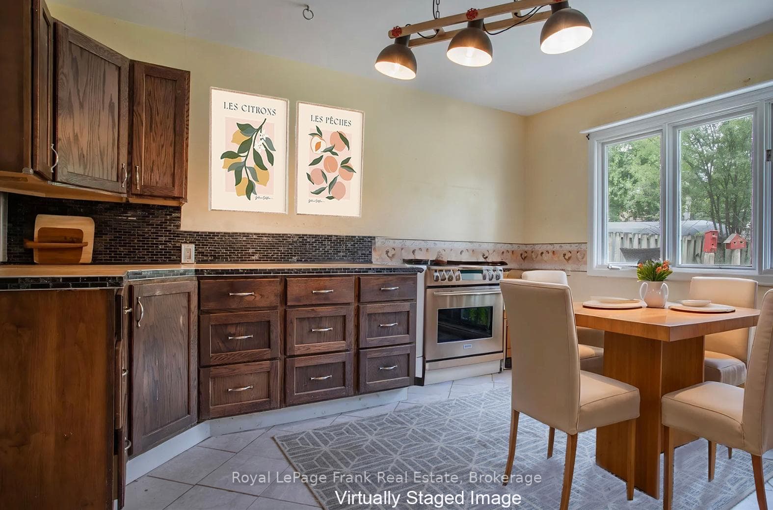 Kitchen Virtually Staged