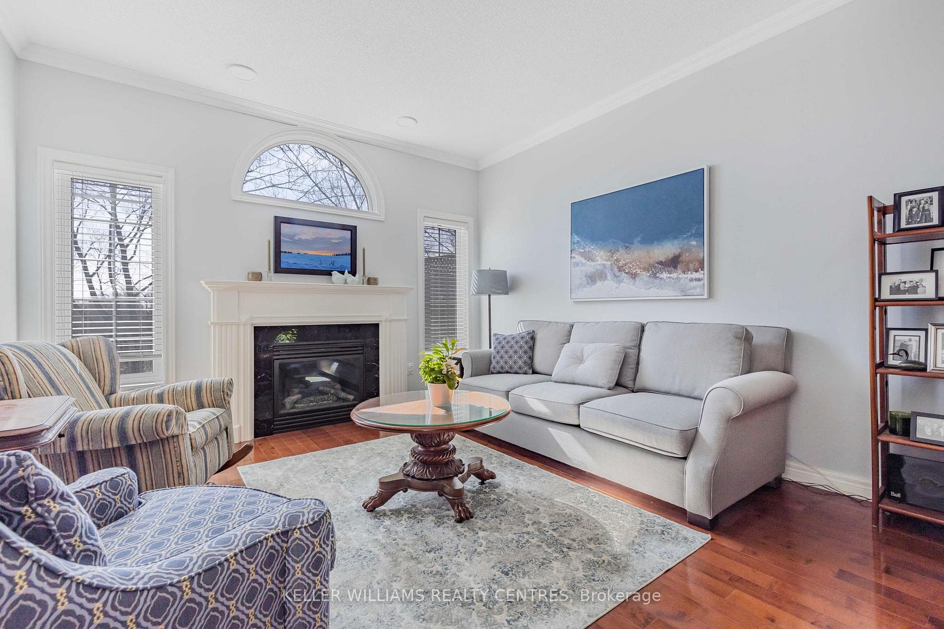 Family Room Overlooking Ravine