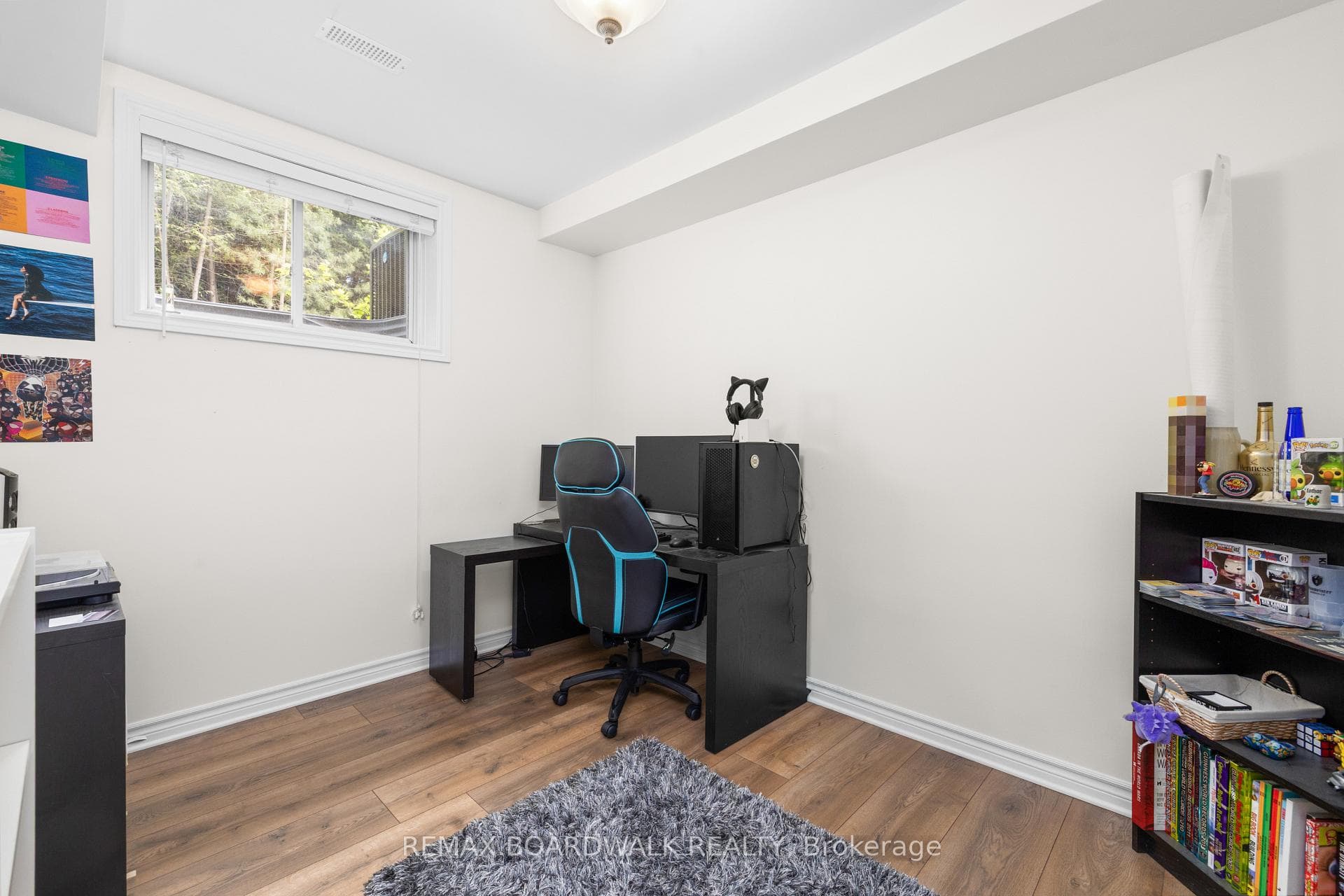 Third bedroom in lower level.