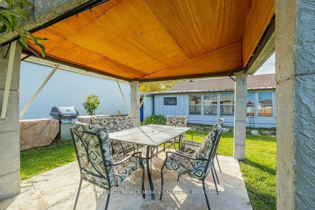EUROPEAN FEEL WITH THIS COVERED PATIO