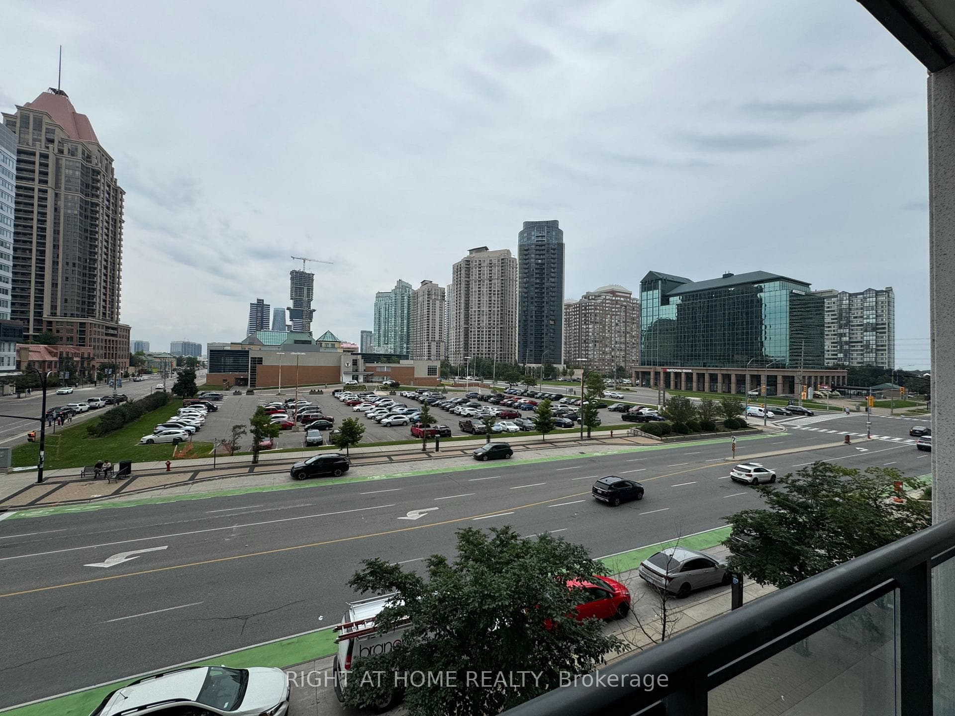Stunning balcony views of city