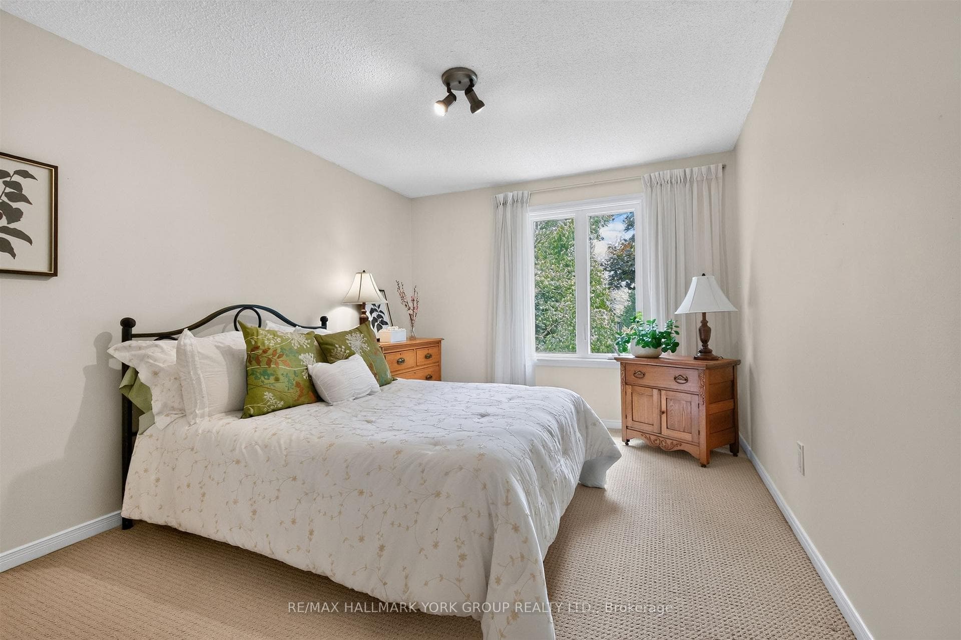 Bedroom 2 Overlooking Back Yard & Trees