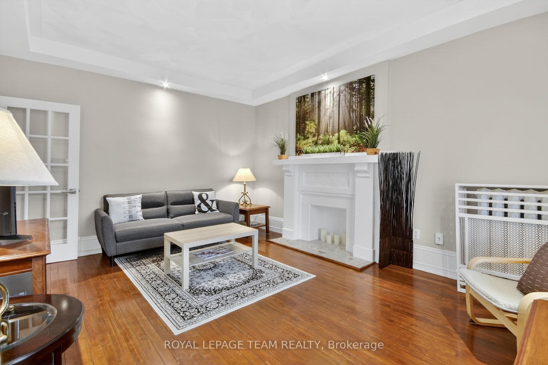 Warm neutral tones....