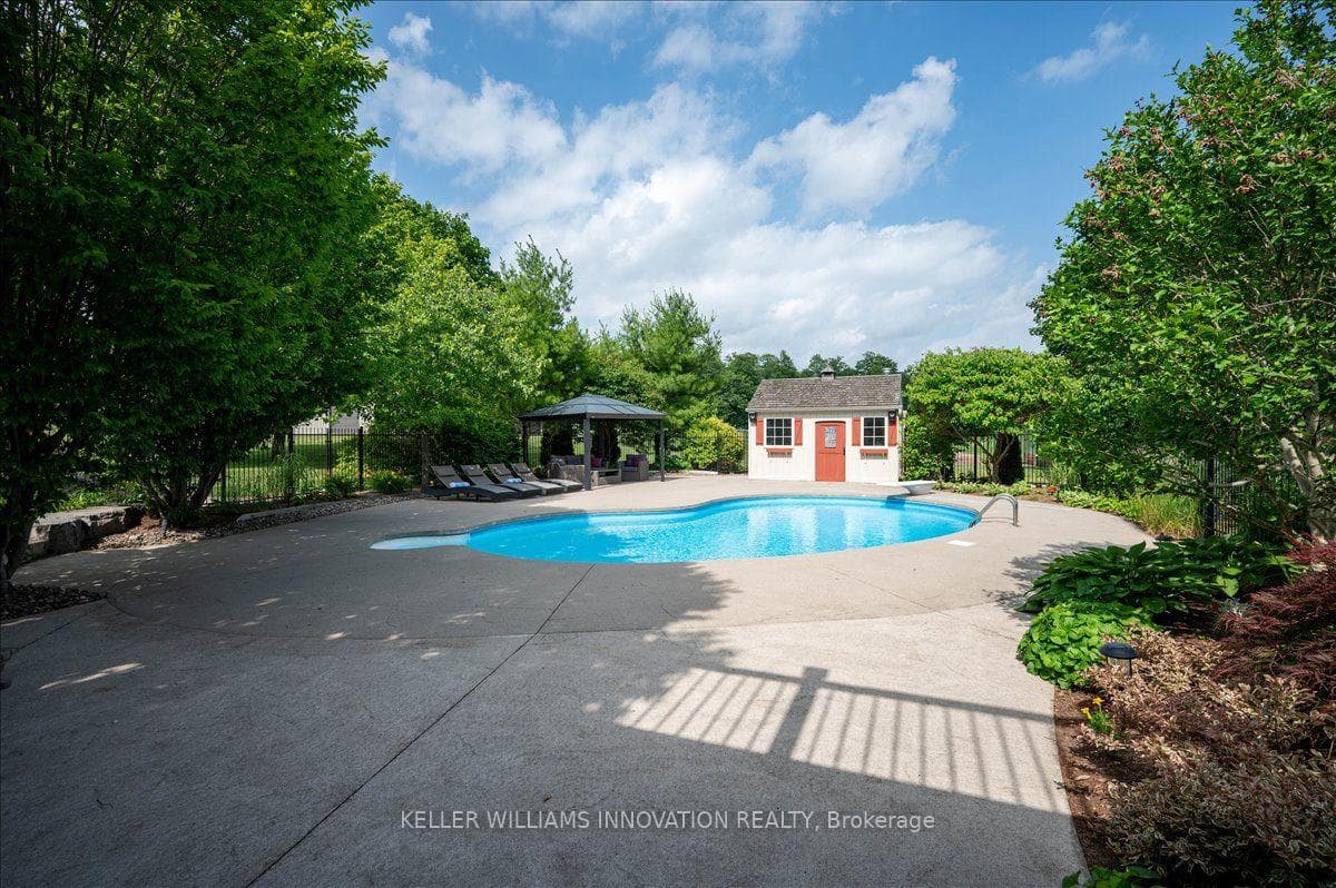 in ground salt water pool