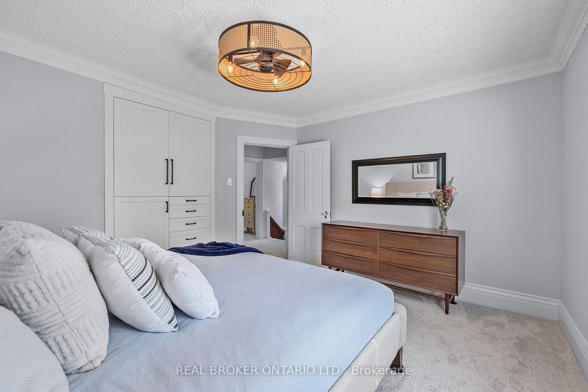 Built-In Closets & Overlooks Backyard