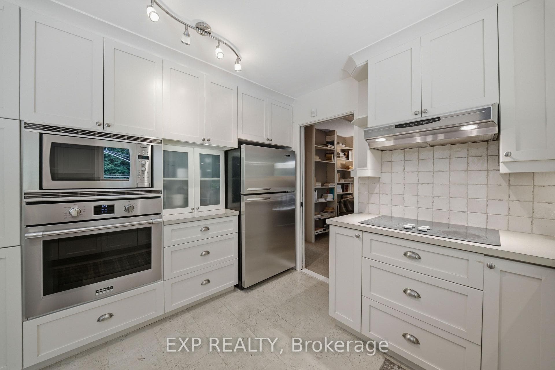 Ample cabinetry and built in appliances