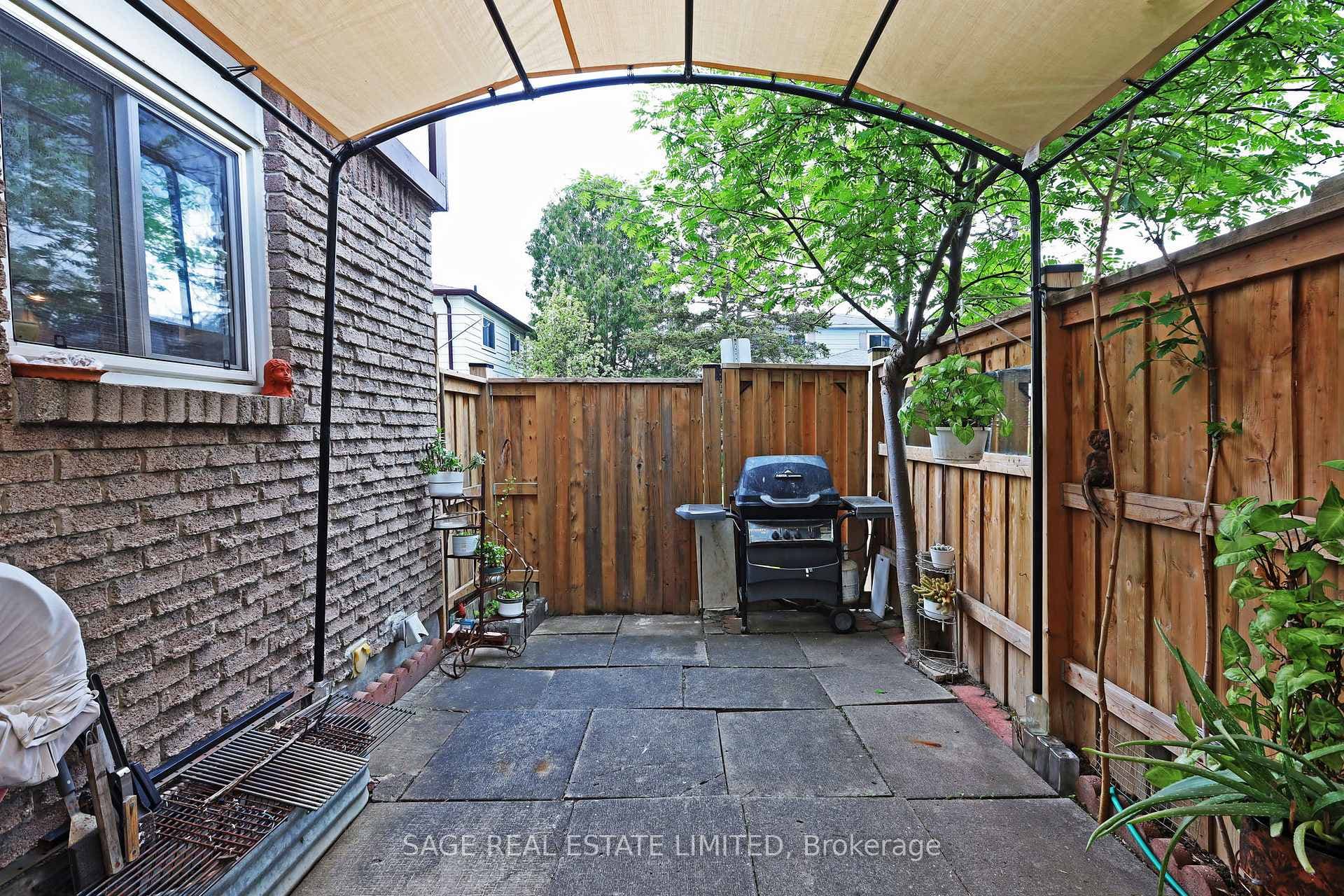 private west facing deck
