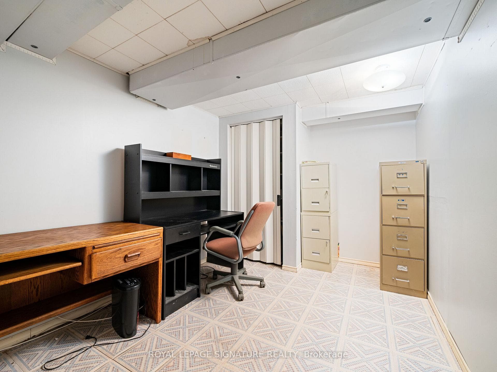 Lower level office or bedroom