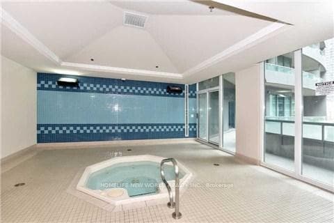 Hot tub in swimming poor area
