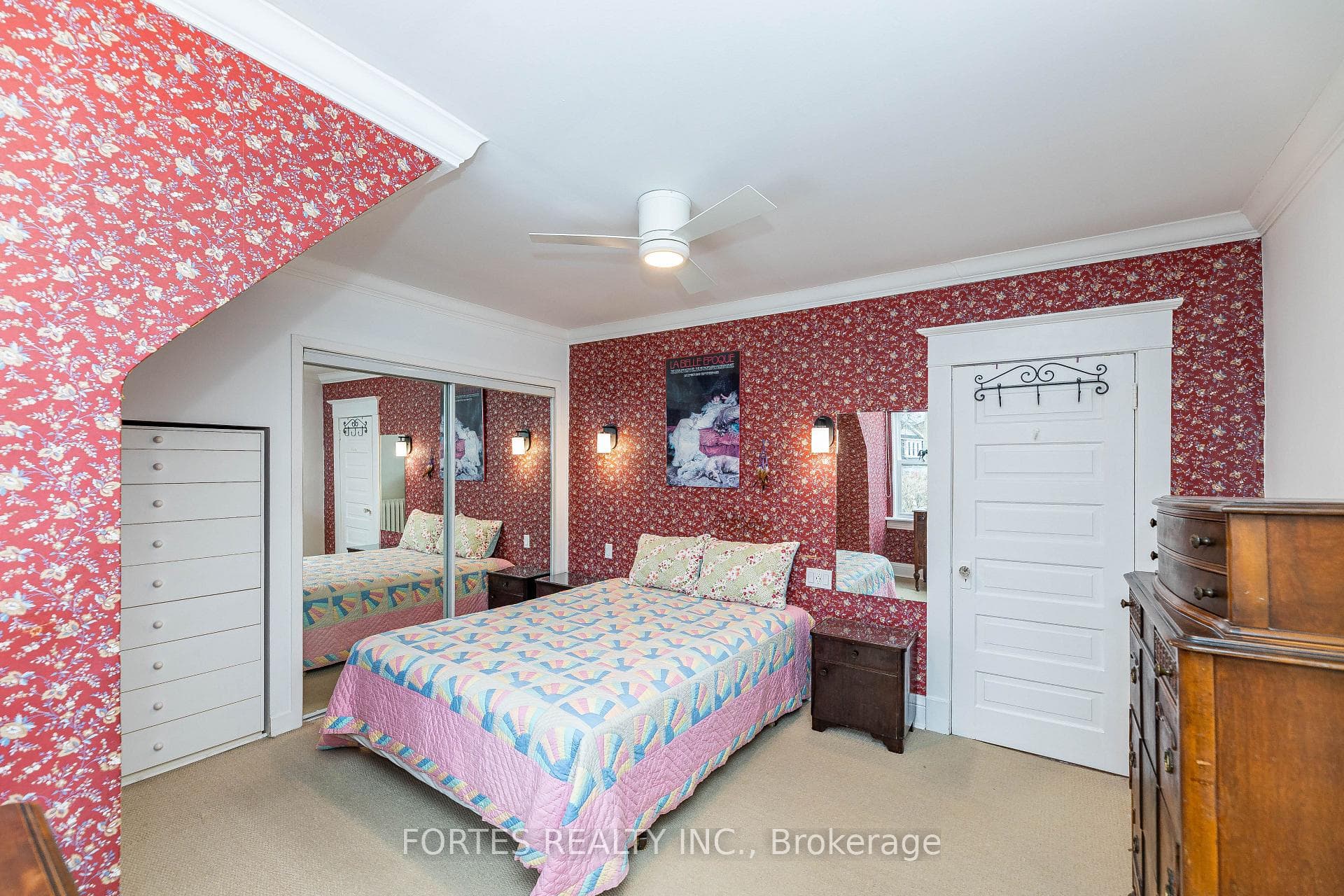 Hardwood Floor under broadloom