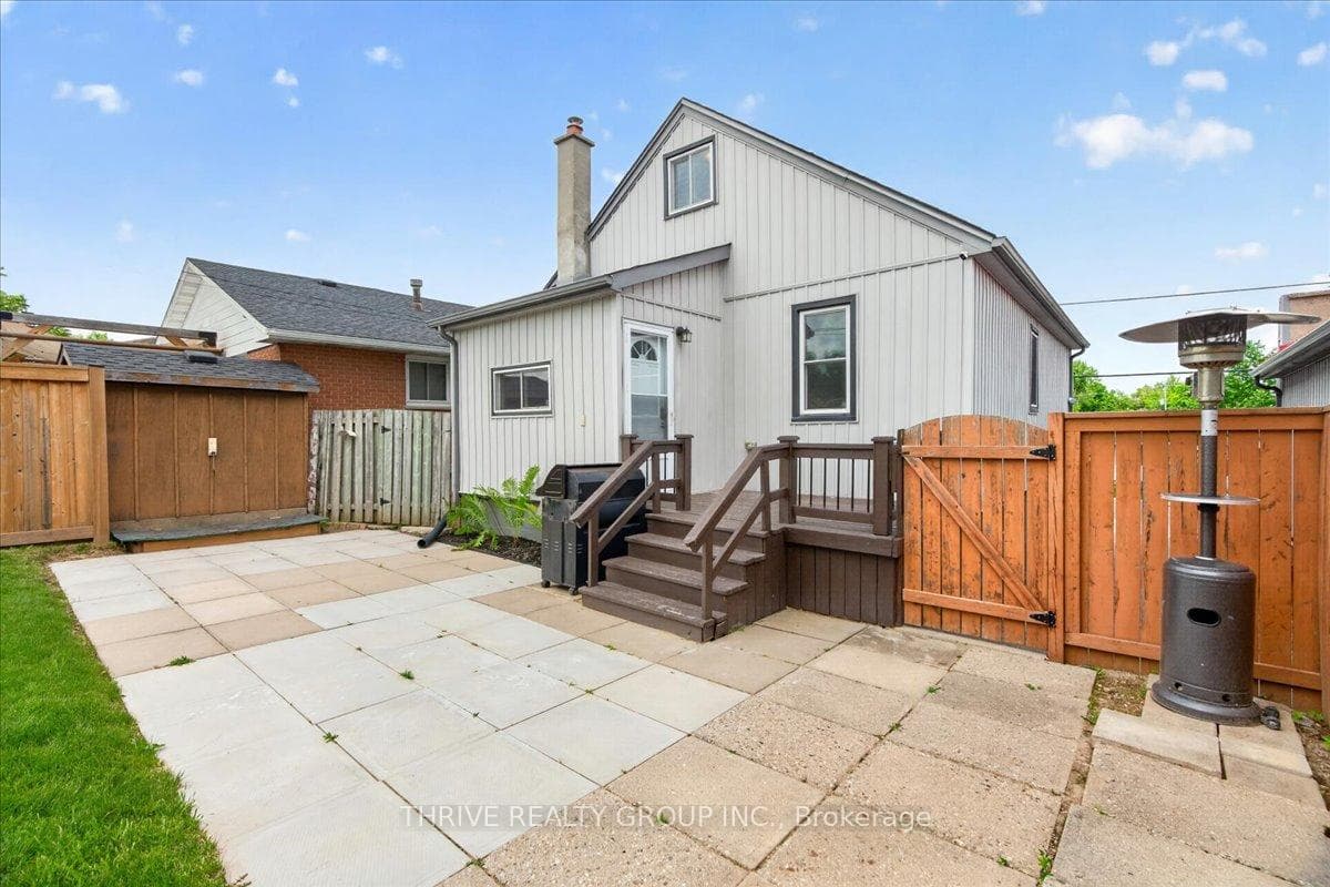 Back deck and patio