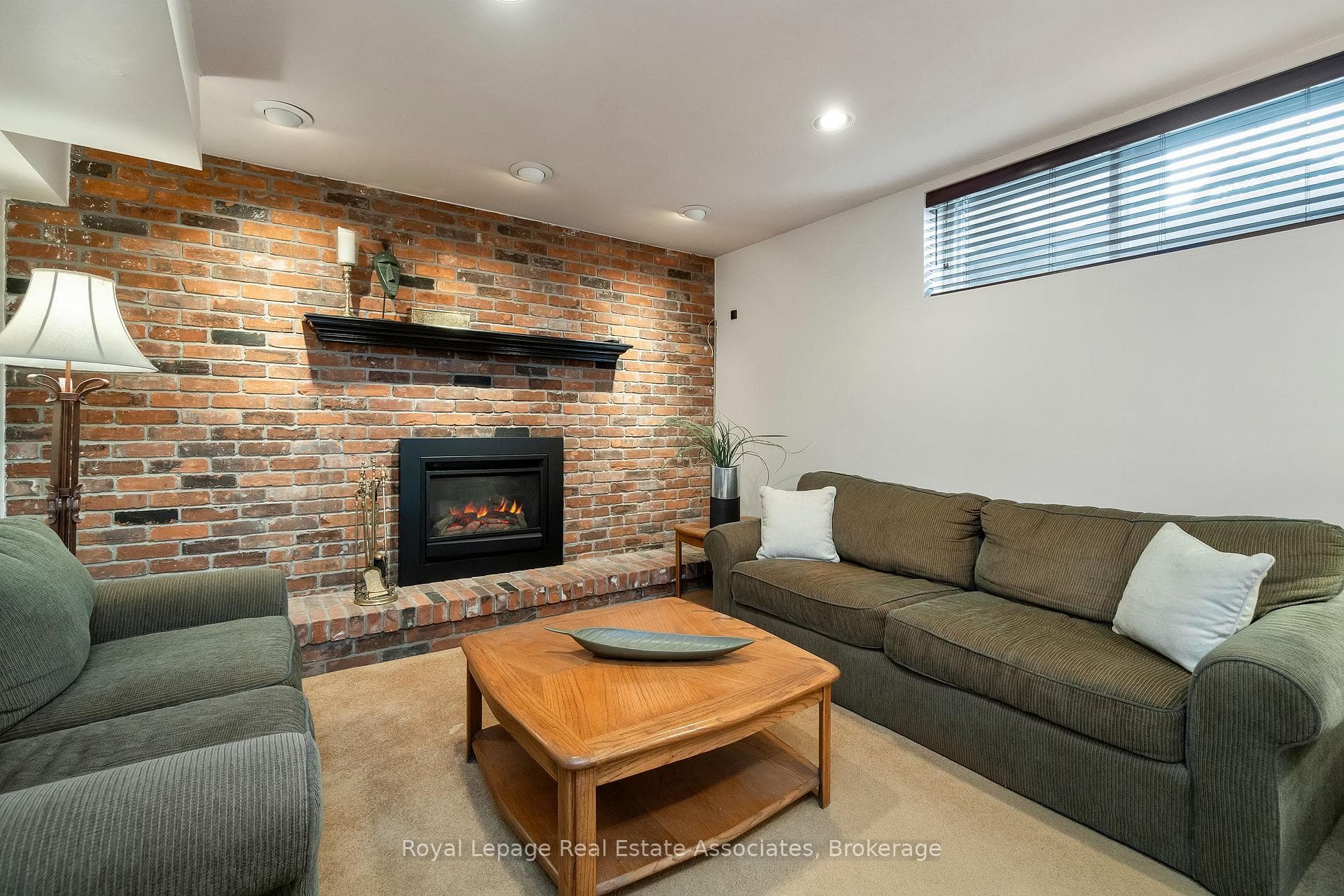 Rec room with Gas Fireplace