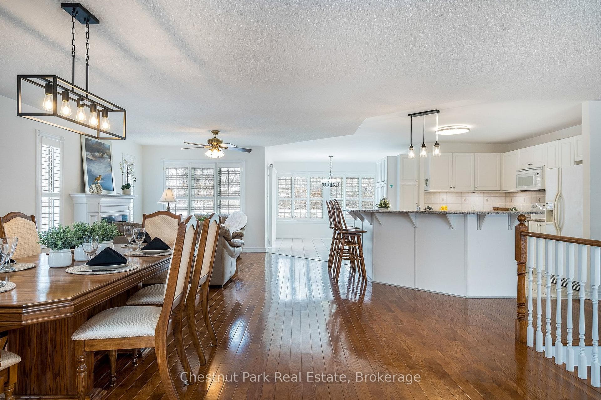Open-concept layout.