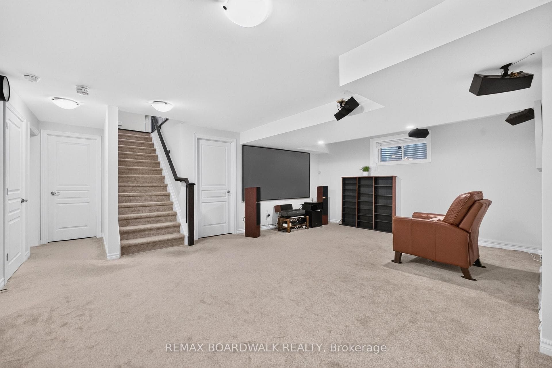 Partially (Builder) Finished Basement w/ Rec Room