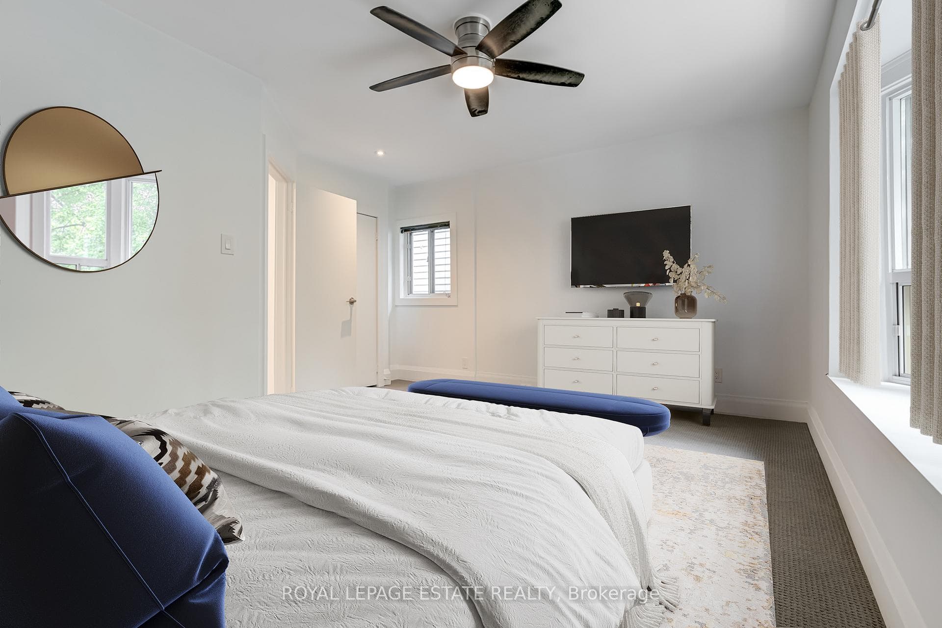 Primary Bedroom Virtually Staged