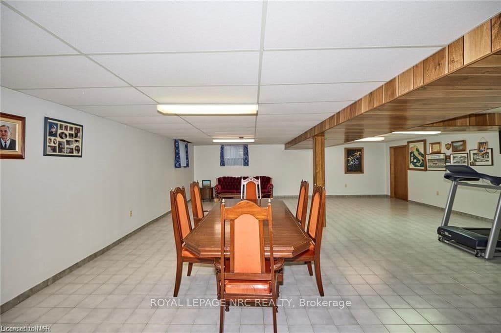 large open area in basement