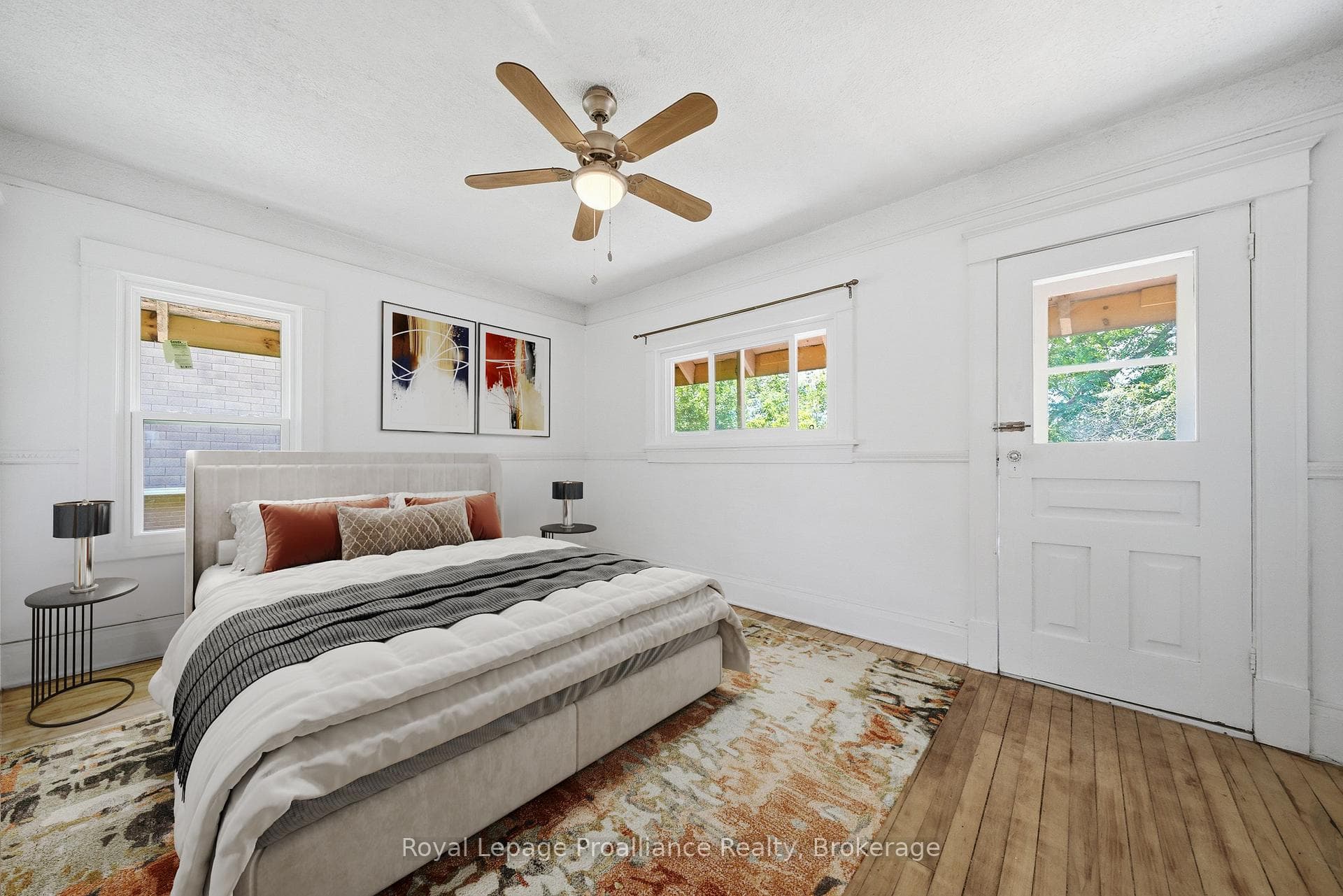 Virtually Staged Primary Bedroom