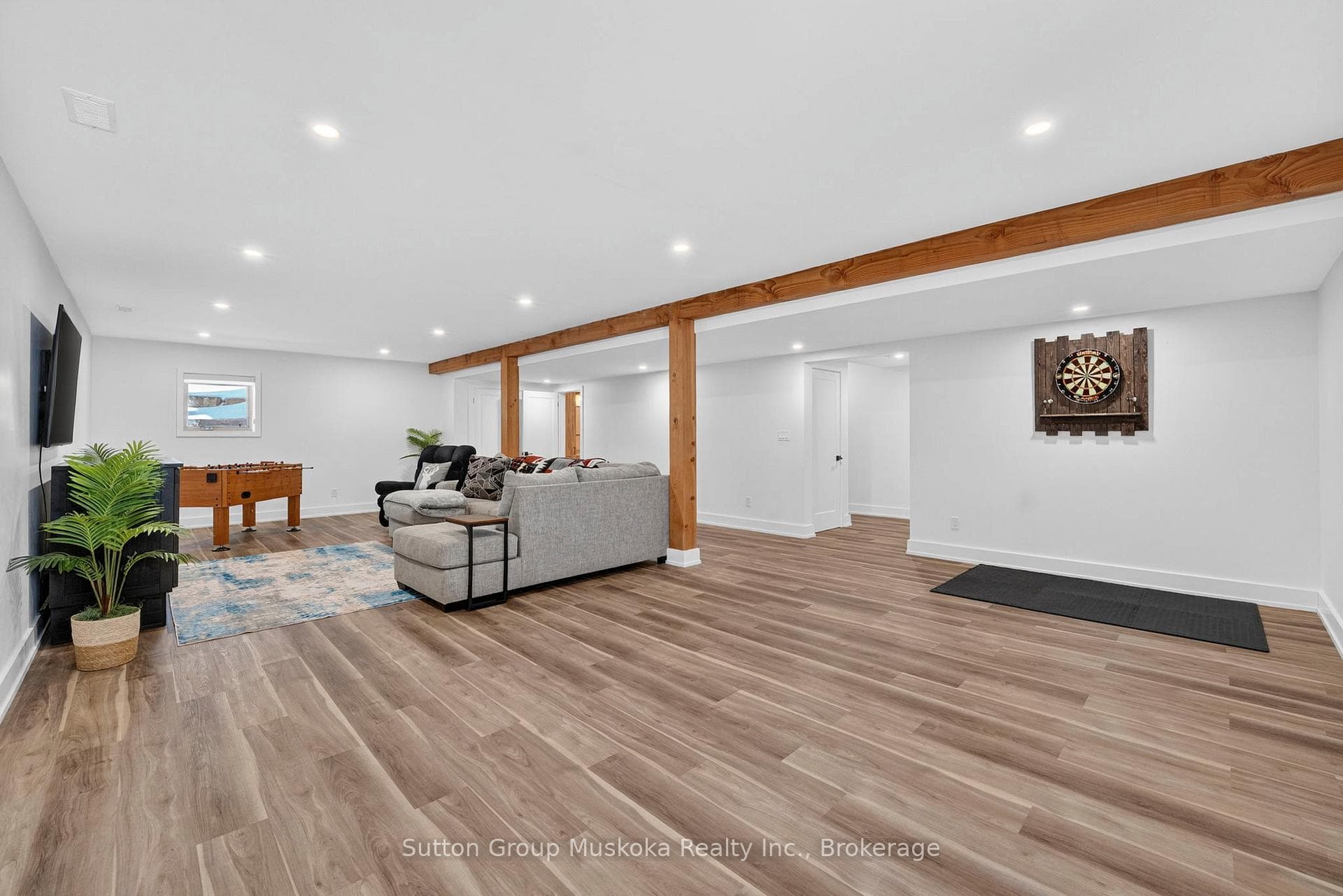 Open concept recreation area